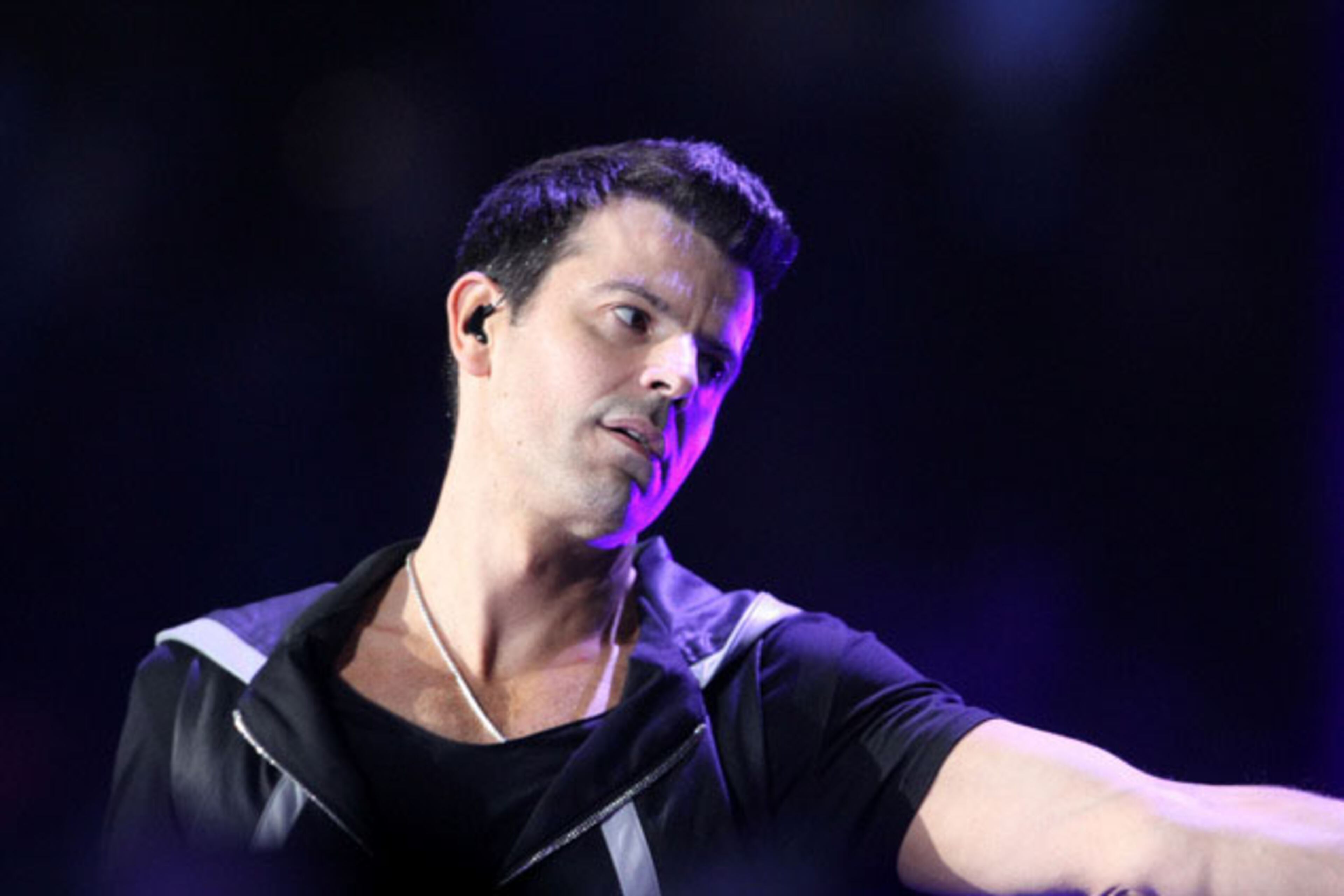 Jordan Knight performs on stage. Boy band New Kids on the Block (also initialized as NKOTB) brought their "Main Event" tour to Philips Arena in Atlanta on Saturday, June 6, 2015, with TLC and Nelly as supporting acts. NKOTB were formed in 1984 in Boston by Maurice Starr, who had discovered New Edition, and went on to sell in excess of 80 million records worldwide. Robb D. Cohen/RobbsPhotos.com