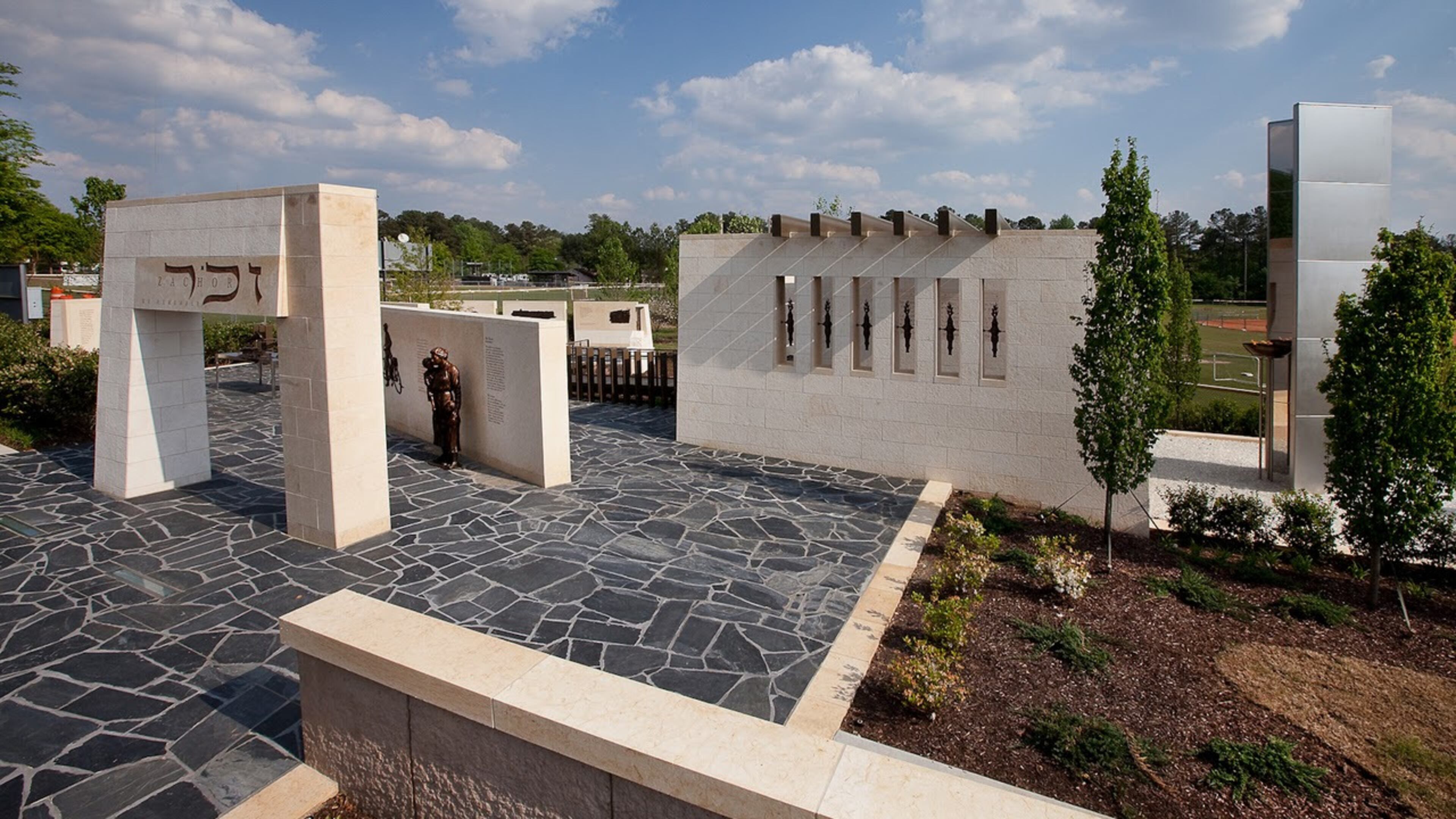 The Besser Holocaust Memorial Garden at the Marcus Jewish Community Center of Atlanta. Contributed by MJCCA
