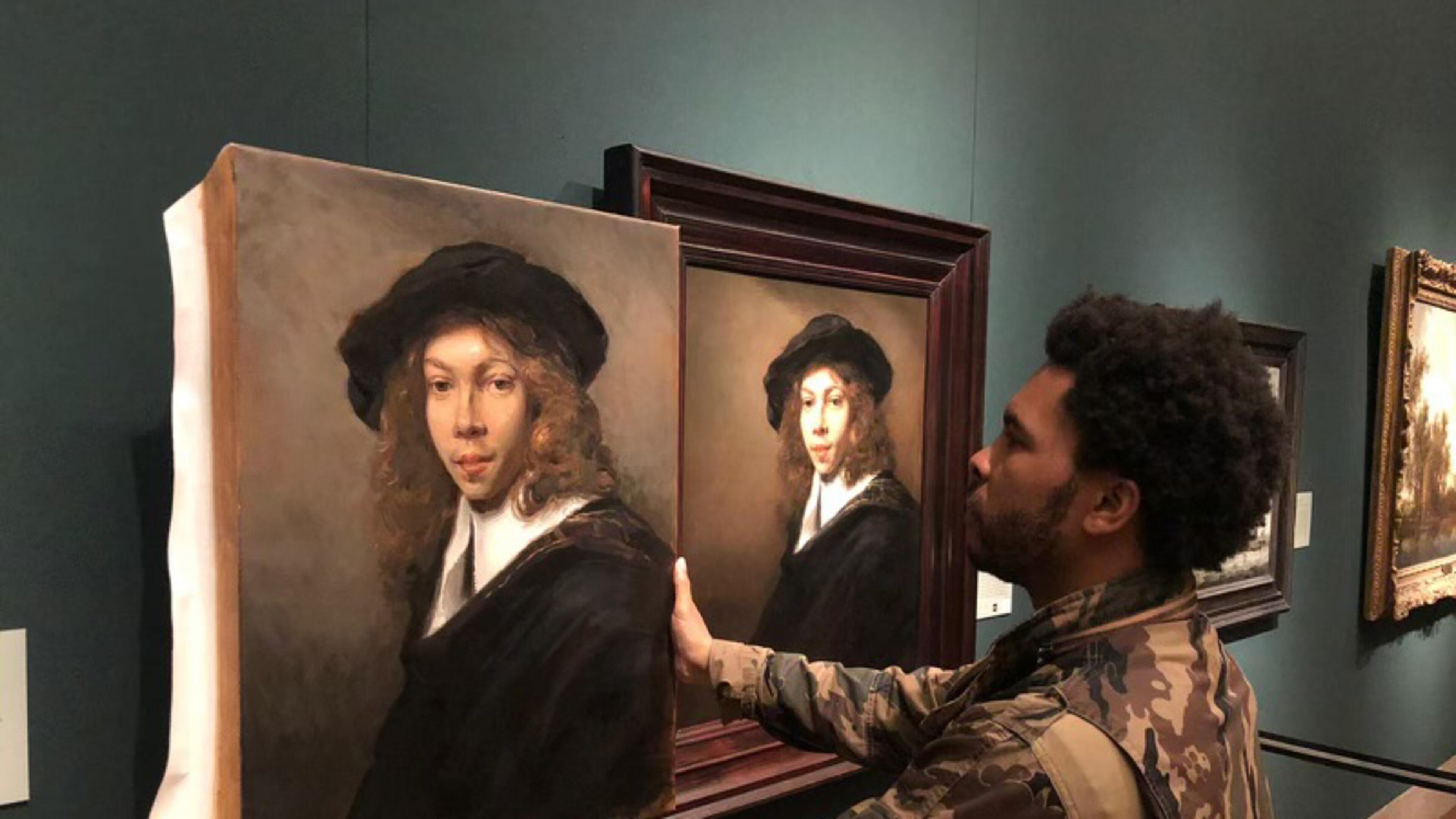 Painter George Anthony Morton has been deeply inspired by classical oil painting, especially of the Dutch Golden Age. He practiced his technique in the Metropolitan Museum of Art copyist program, which allows artists to spend time in the museum copying original works.
Courtesy of George Anthony Morton