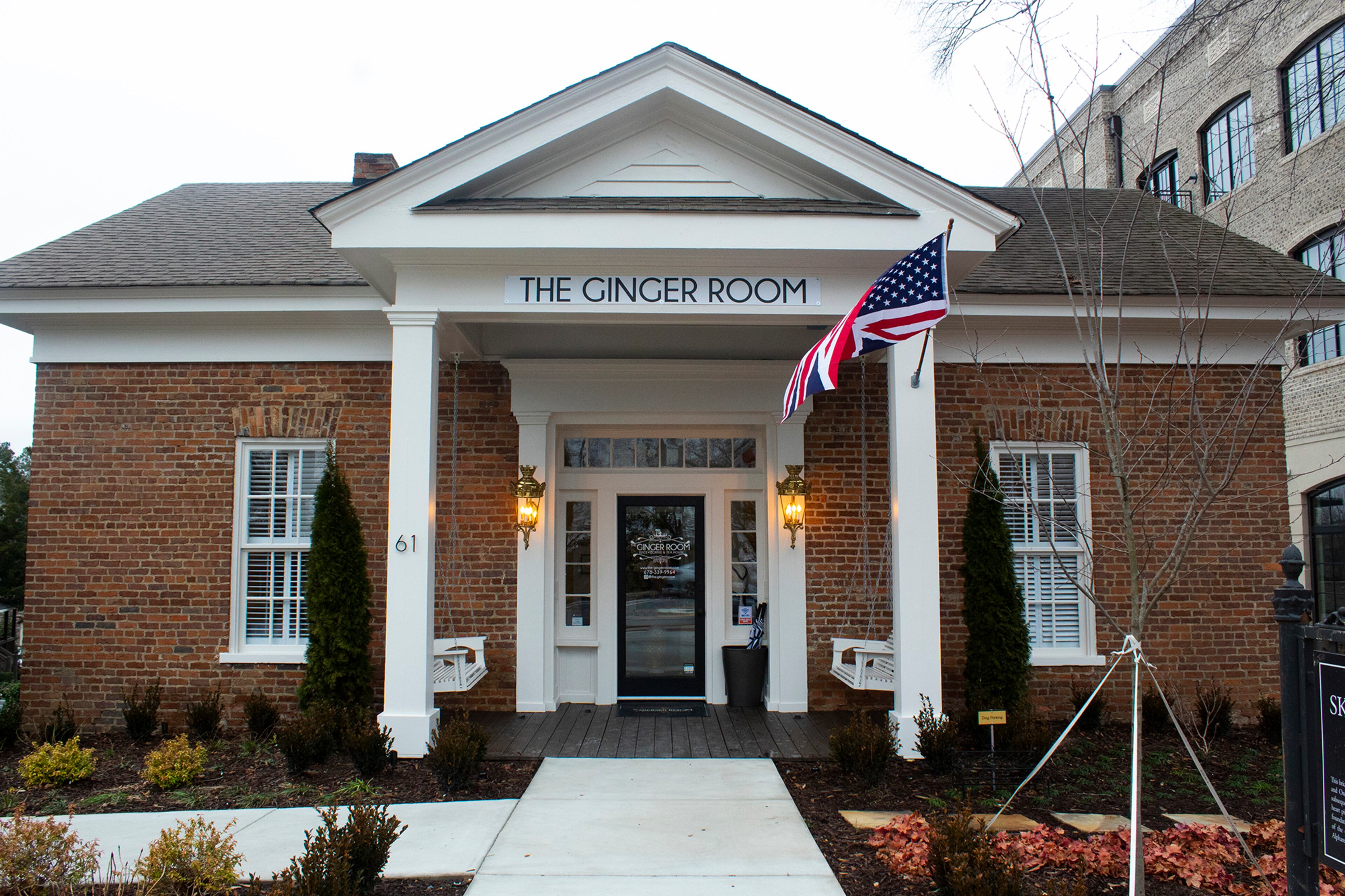 The Ginger Room is now a charming coffee and tea cafe in Alpharetta but was built in 1856 by Dr. Oliver P. Skelton.
Courtesy of The Ginger Room.