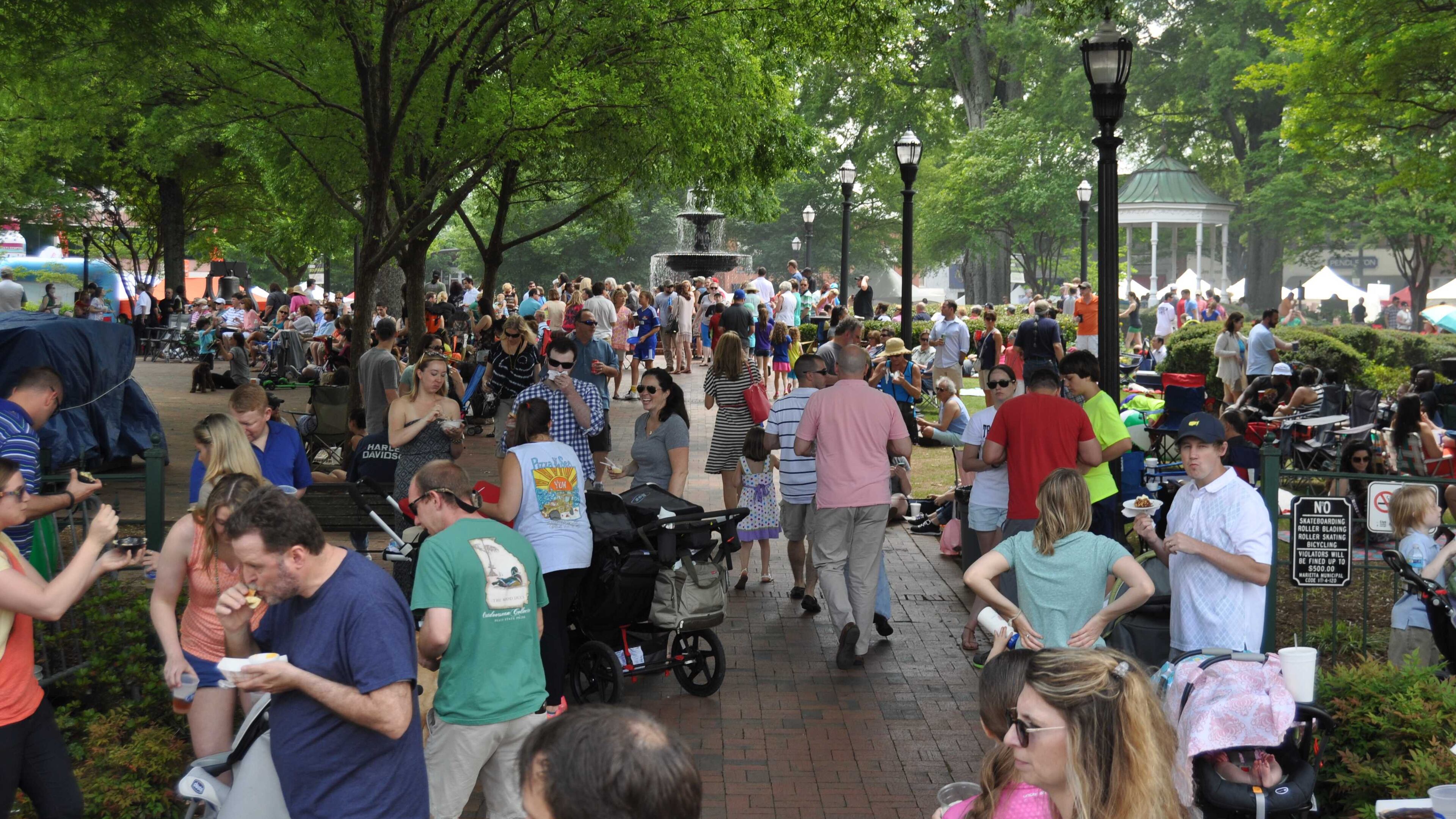 Here's a look at a previous Taste of Marietta.