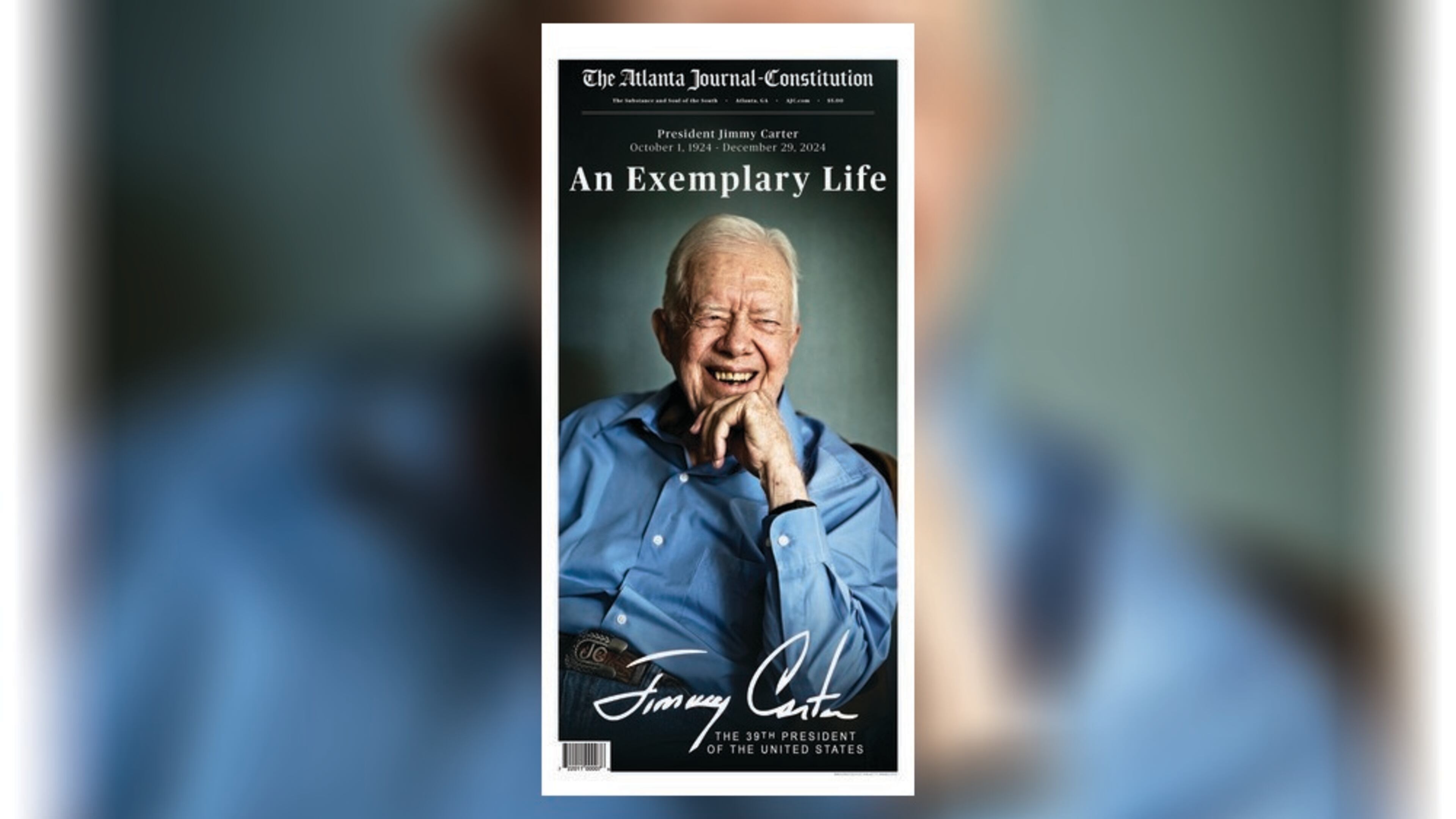 The Atlanta Journal-Constitution has published a special commemorative section on Jimmy Carter, "An Exemplary Life."