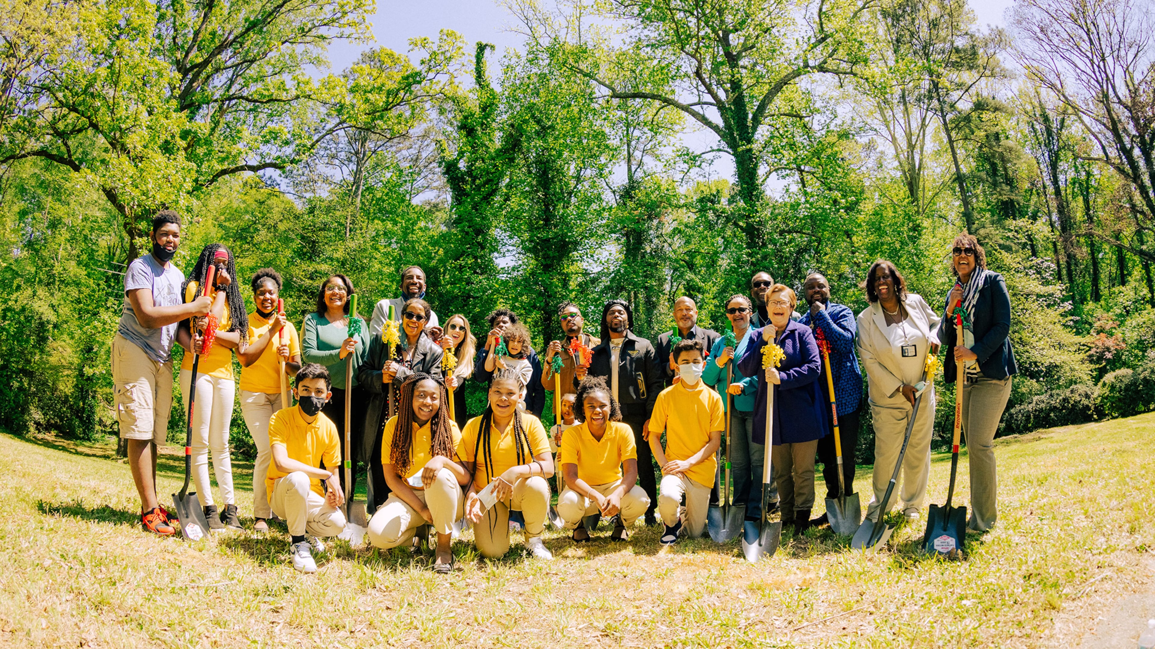 Students at Young Middle School will start a community garden on a nearby plot of land.
Courtesy of Faris