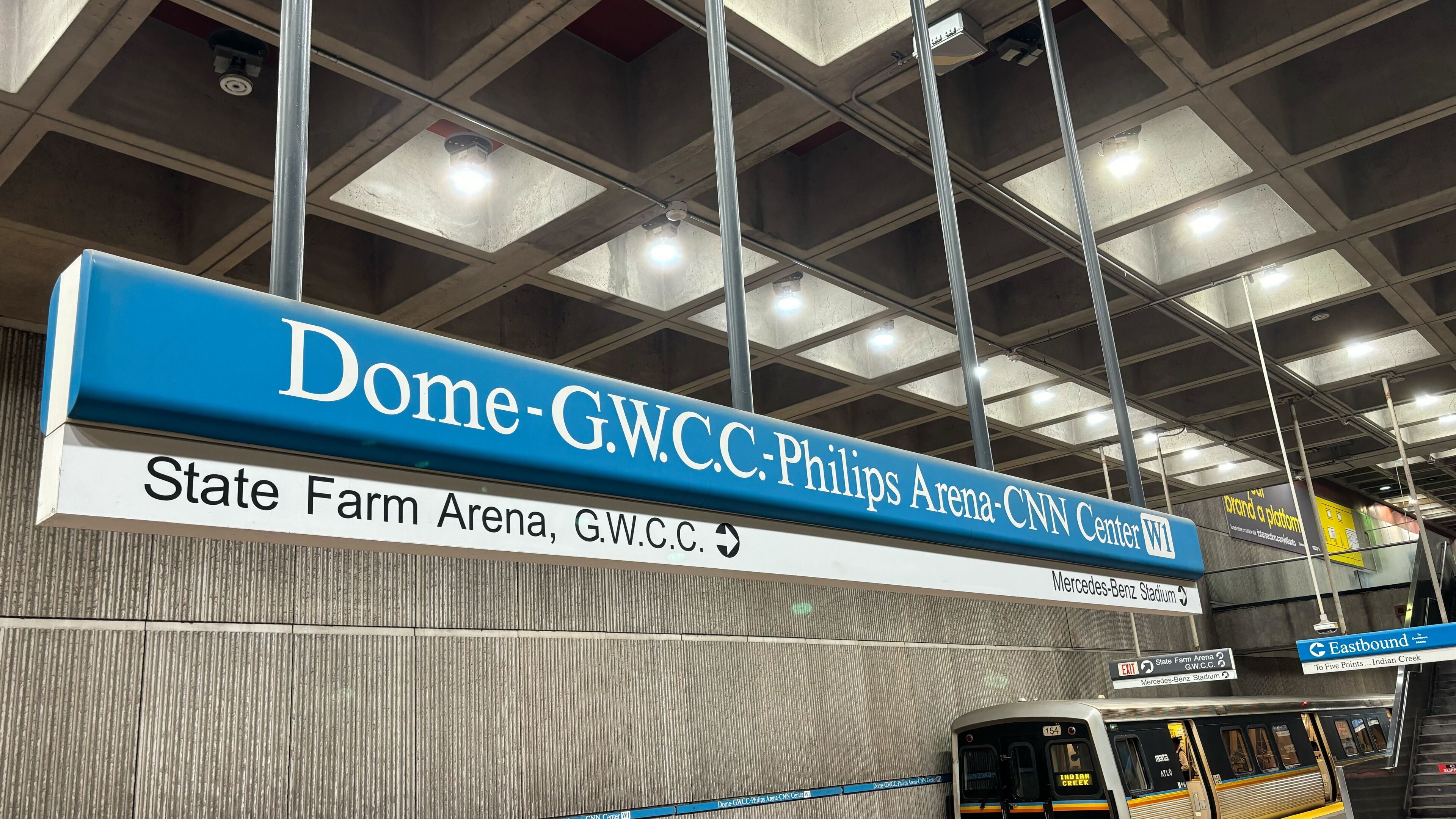 A man was found shot to death Thursday inside a train at the Georgia World Congress Center/CNN Center station in downtown Atlanta, police said.