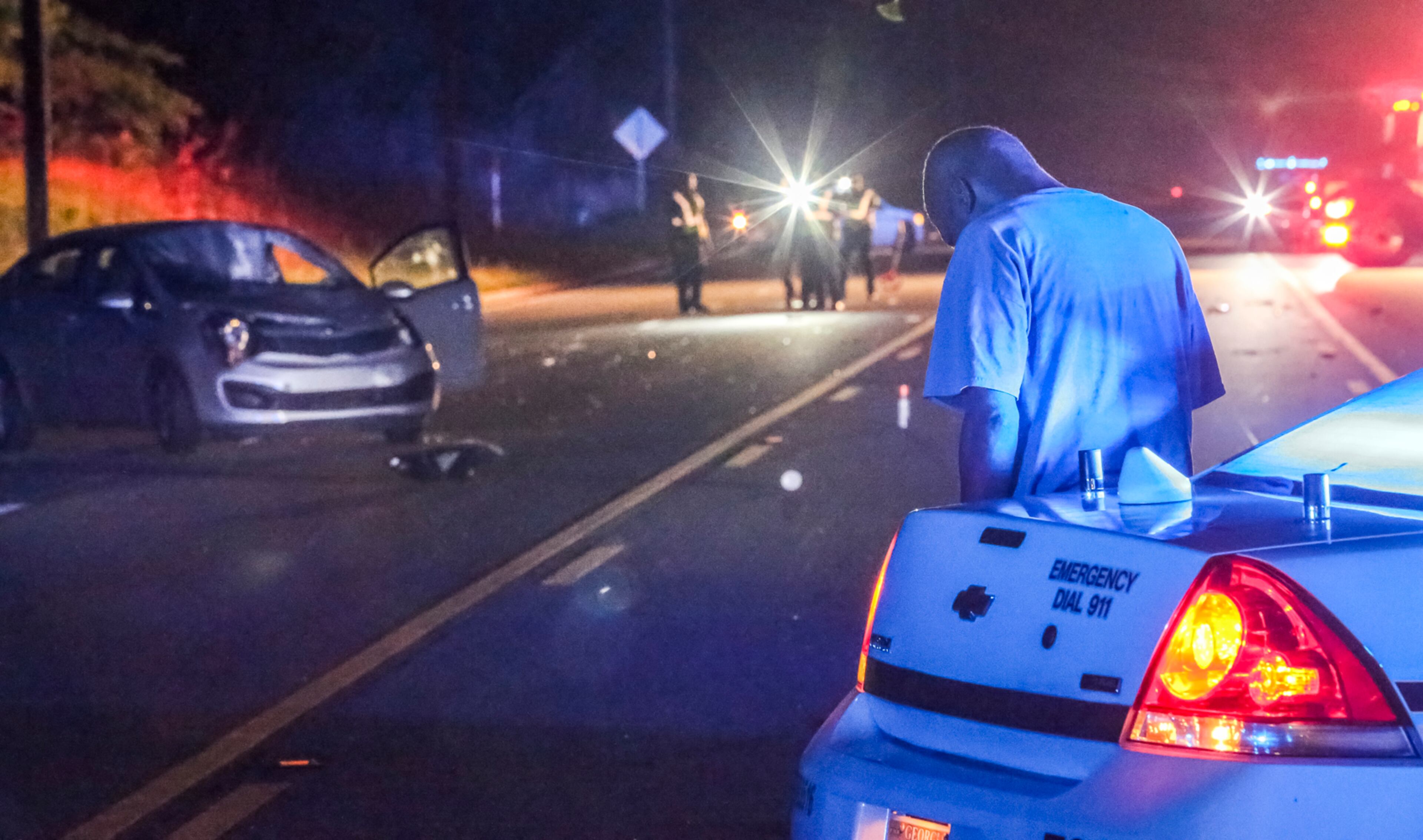 April 27, 2017 Atlanta: A driver was arrested Thursday, April 27, 2017 after a pedestrian was hit and killed on Jimmy Carter Boulevard, Gwinnett County police said. ÒThe driver remained at the scene and was arrested for driving without a license,Ó Cpl. Deon Washington said.Ê The pedestrian wasÊwalking outside of a crosswalk, Washington said. The crash temporarily shut down Jimmy Carter Boulevard between Britt Road and Lawrenceville Highway about 4 a.m. The roadway reopened just after 6:30 a.m. The names of the driver and the pedestrian, the cause of the crash and other details have not been released. JOHN SPINK/JSPINK@AJC.COM