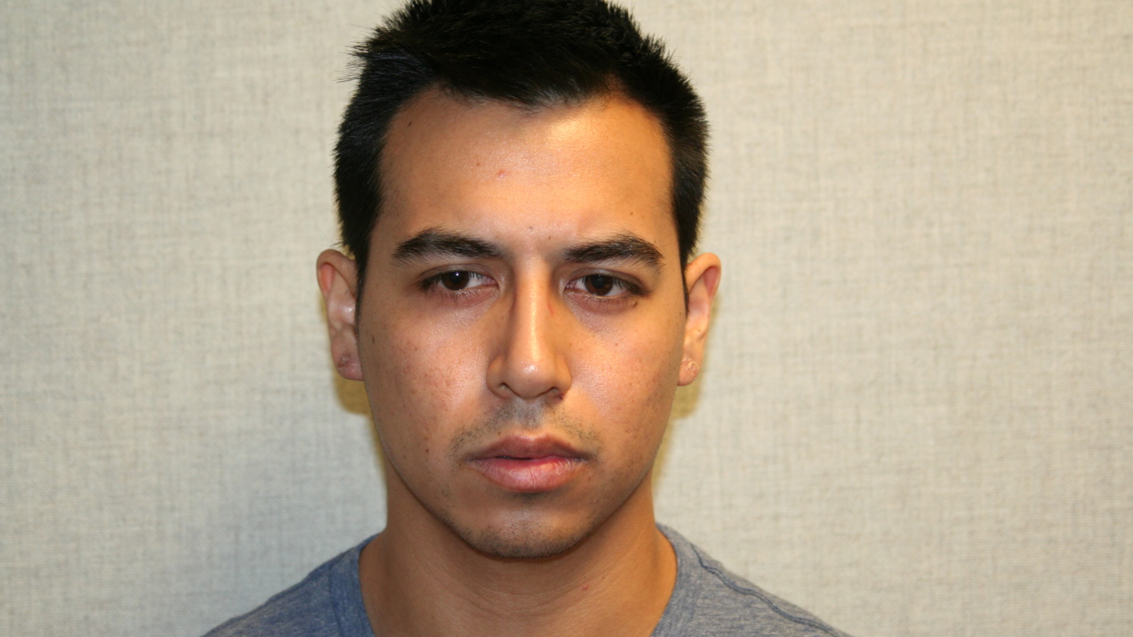 Anthony Flor, 25, of Atlanta has been charged with entering a motor vehicle with the intent to commit a theft or felony, police say.