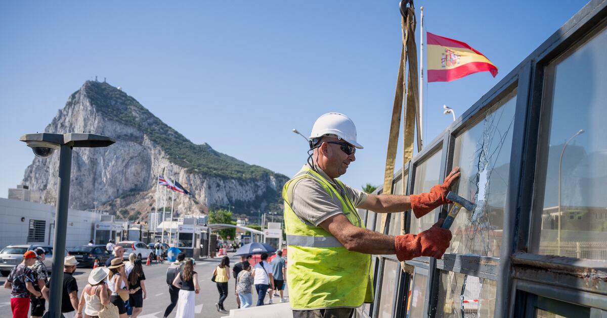 Gibraltar ushers in a new era as British territory's border fence with Spain is removed