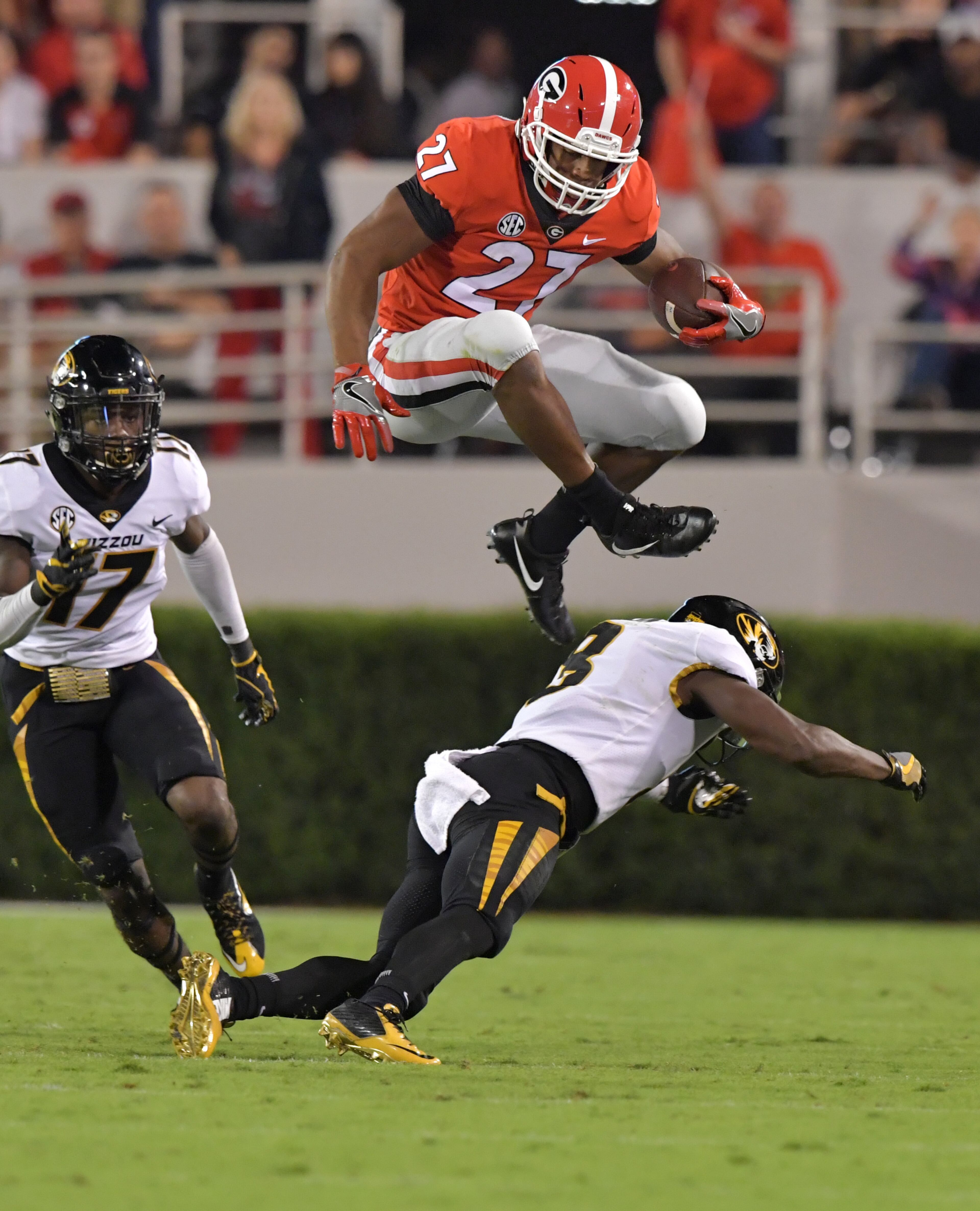 Nick Chubb has a chance to leap over a couple of other running backs on the career list before the season is over.