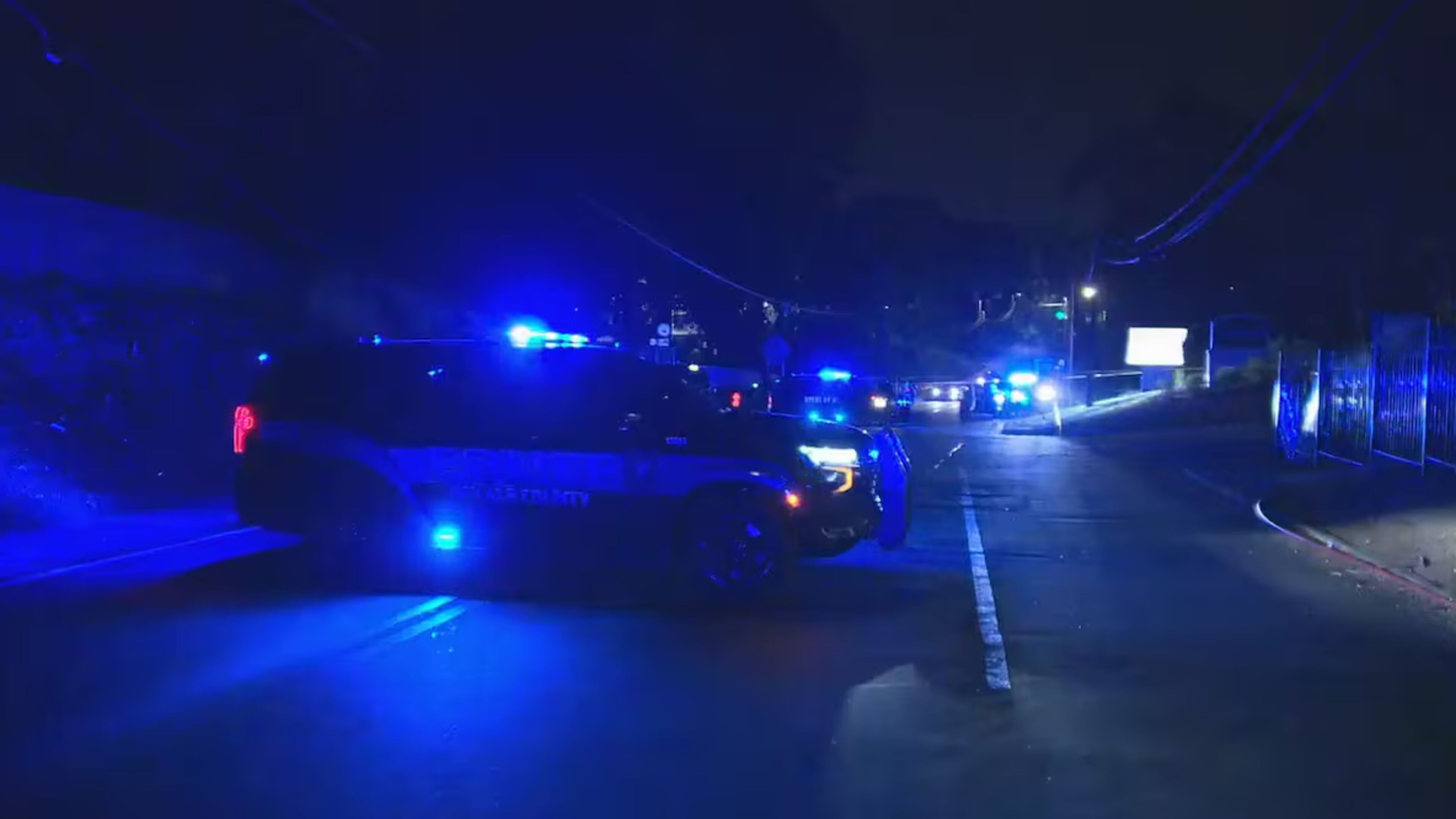 DeKalb County police investigate a deadly shooting outside an apartment complex on Flat Shoals Road early this morning. (Channel 2 Action News)