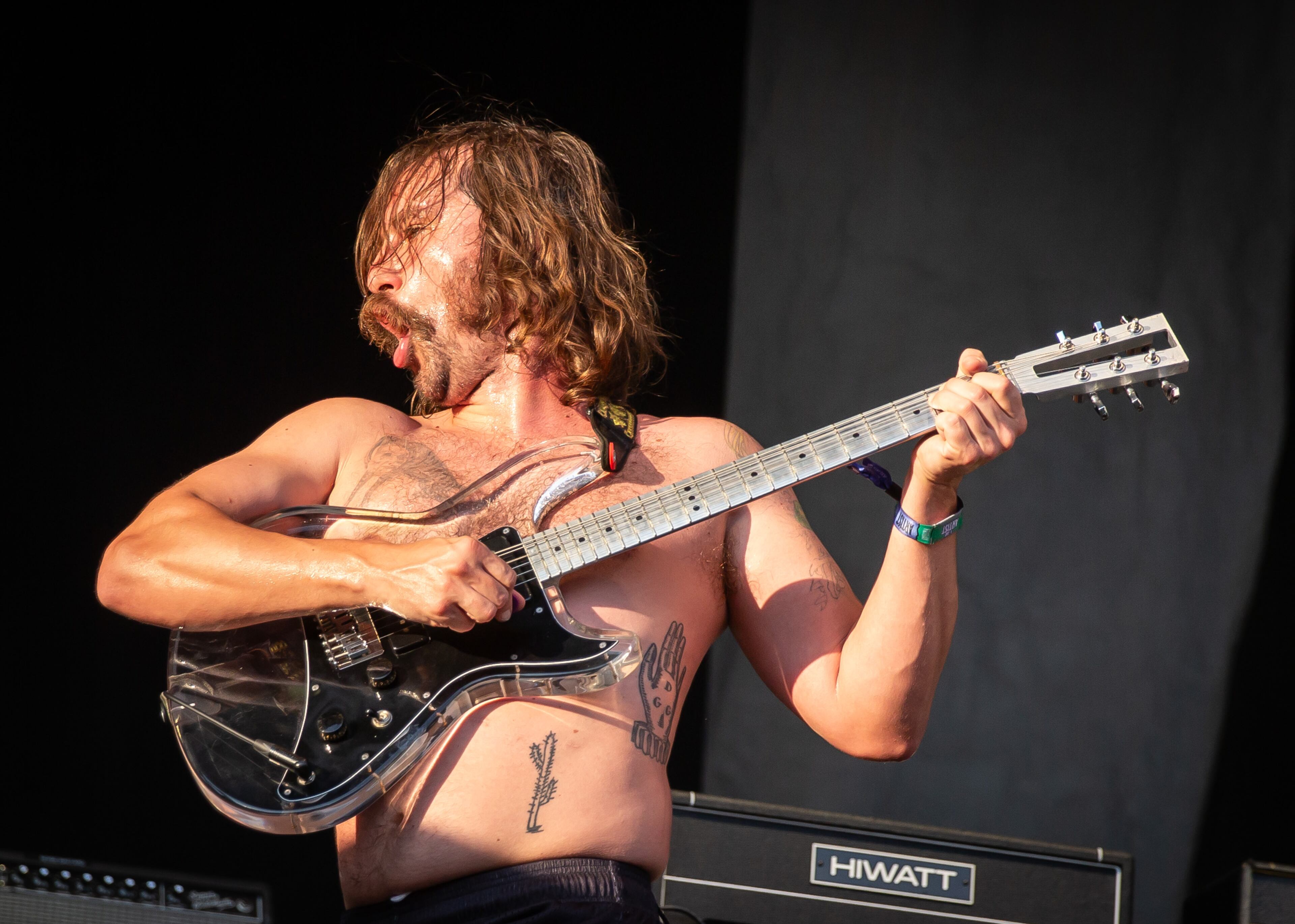 Idles performs on Friday, Sept. 19, 2025, in Atlanta’s Piedmont Park for the first day of Shaky Knees. (Ryan Fleisher for the AJC)