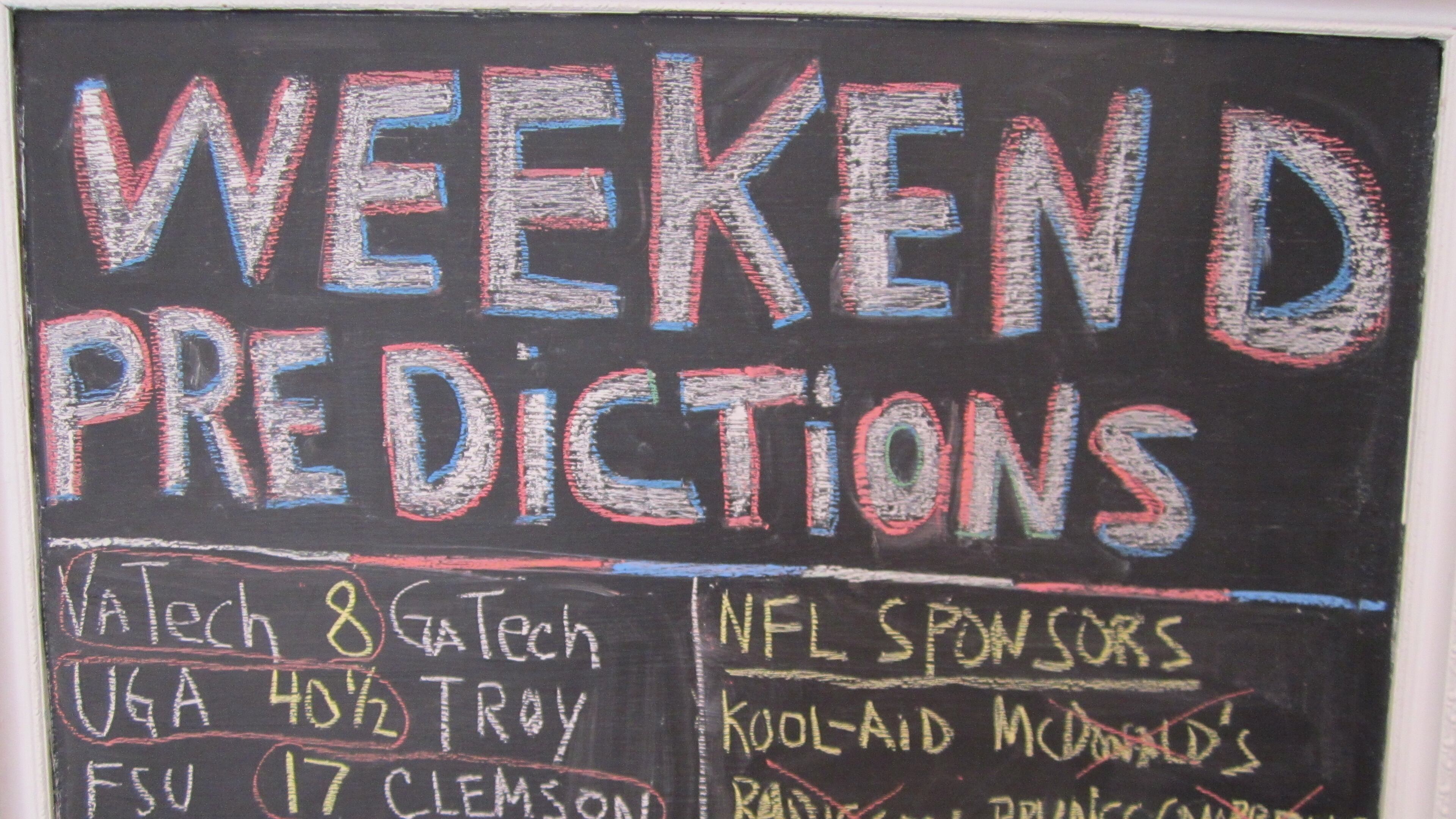 Determined to improve on last week's regrettable investment advice.