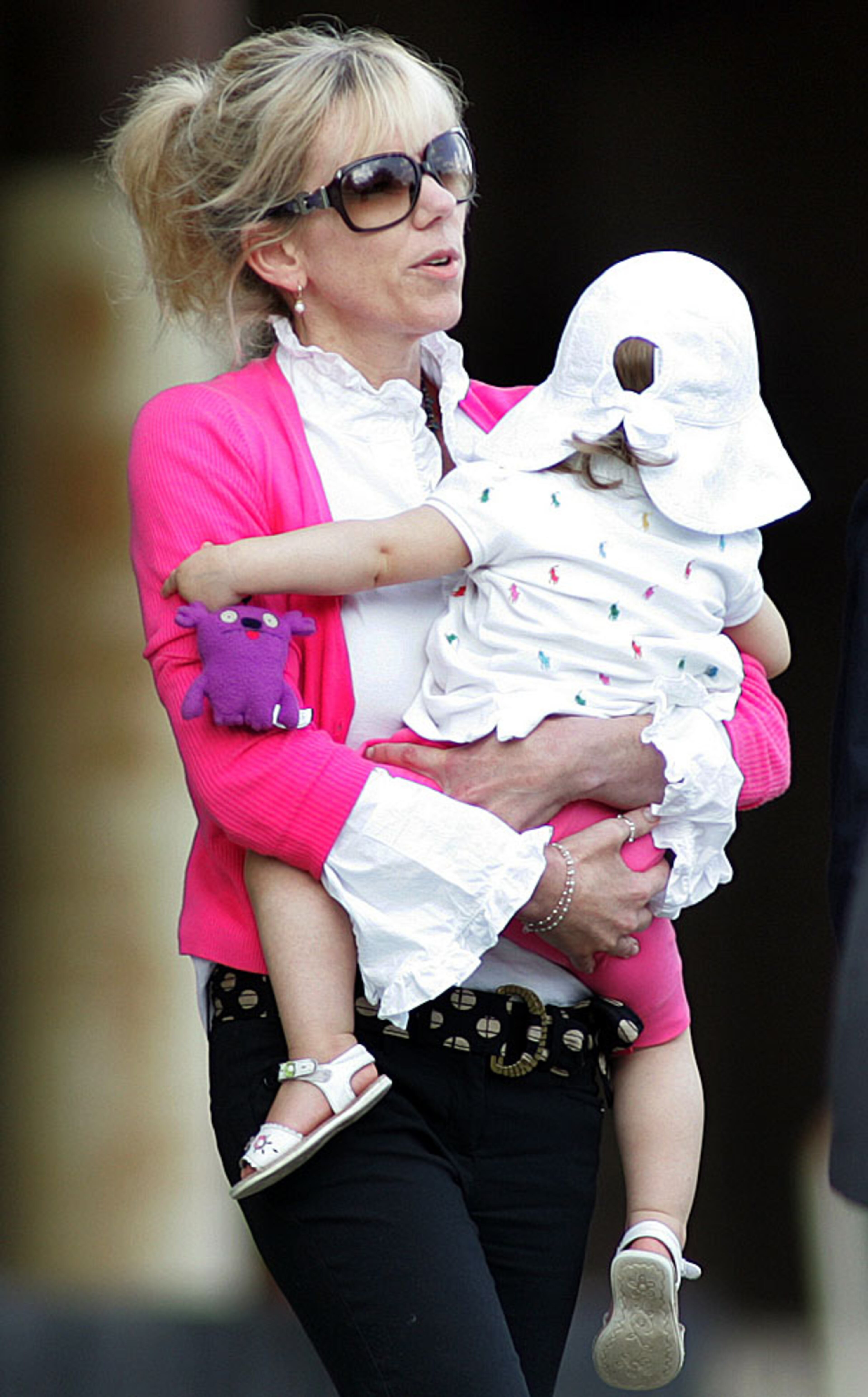 Two-time presidential candidate John Edwards admitted having an affair and child with documentary filmmaker Rielle Hunter while his wife, Elizabeth, was battling cancer. In June she published the book "What Really Happened: John Edwards, Our Daughter and Me." She is pictured above with her daughter in a 2009 photo. The Daily Beast reports that she lives near Paula Broadwell, who has been linked to Gen. David Petraeus.