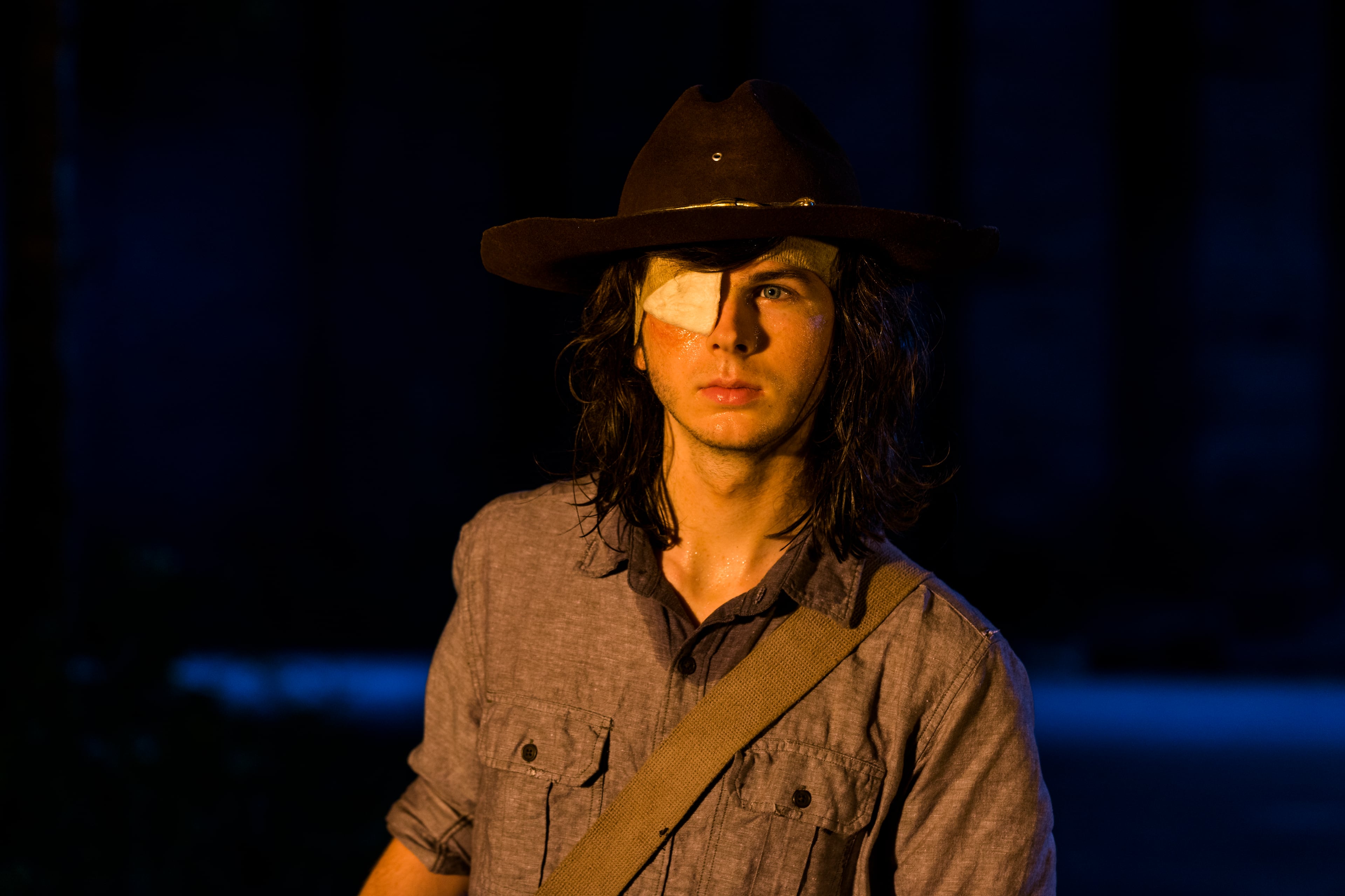 Chandler Riggs as Carl Grimes - The Walking Dead _ Season 8, Episode 8 - Photo Credit: Gene Page/AMC