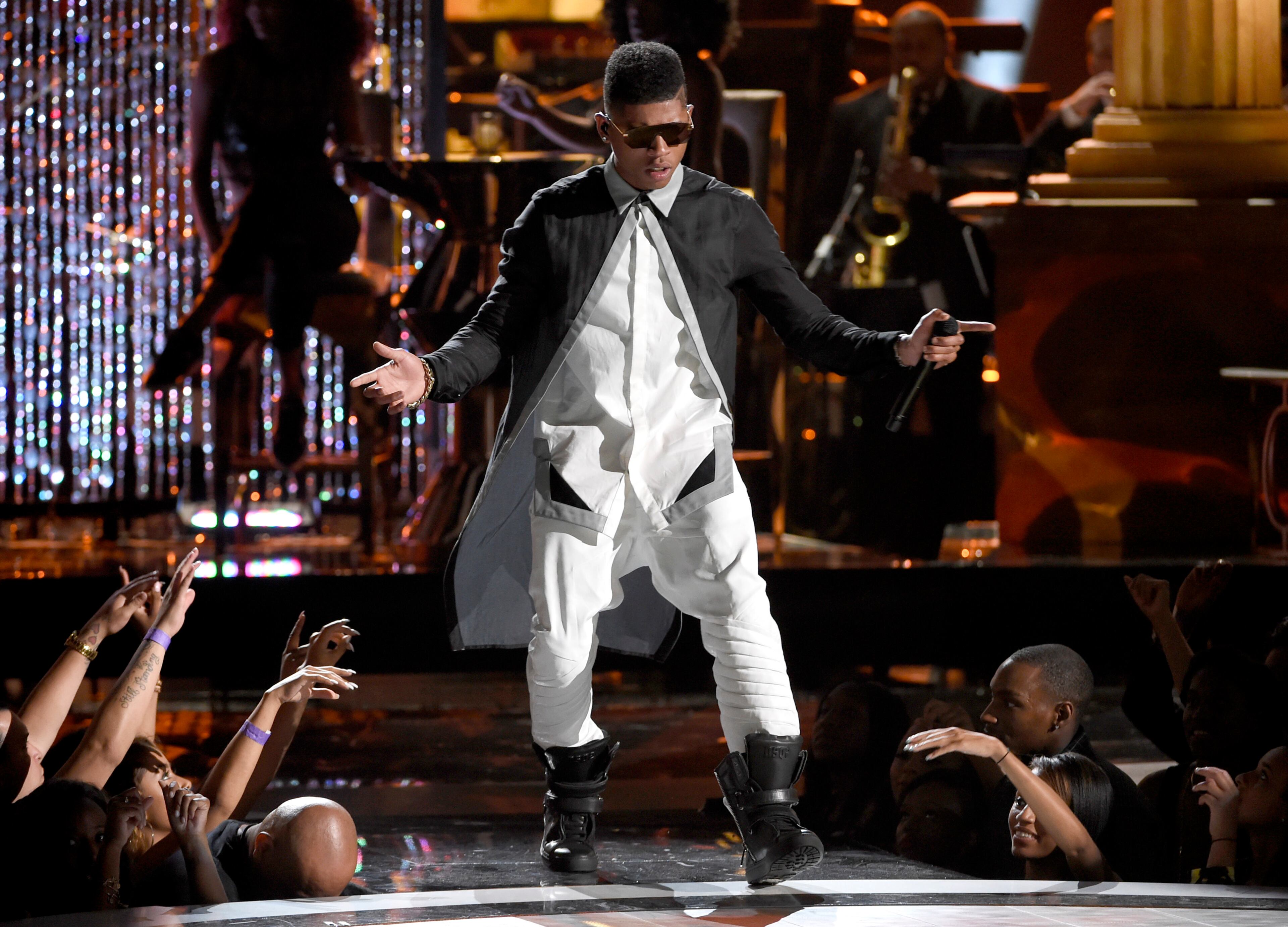 Bryshere Y. Gray performs at the BET Awards at the Microsoft Theater on June 28, 2015, in Los Angeles.