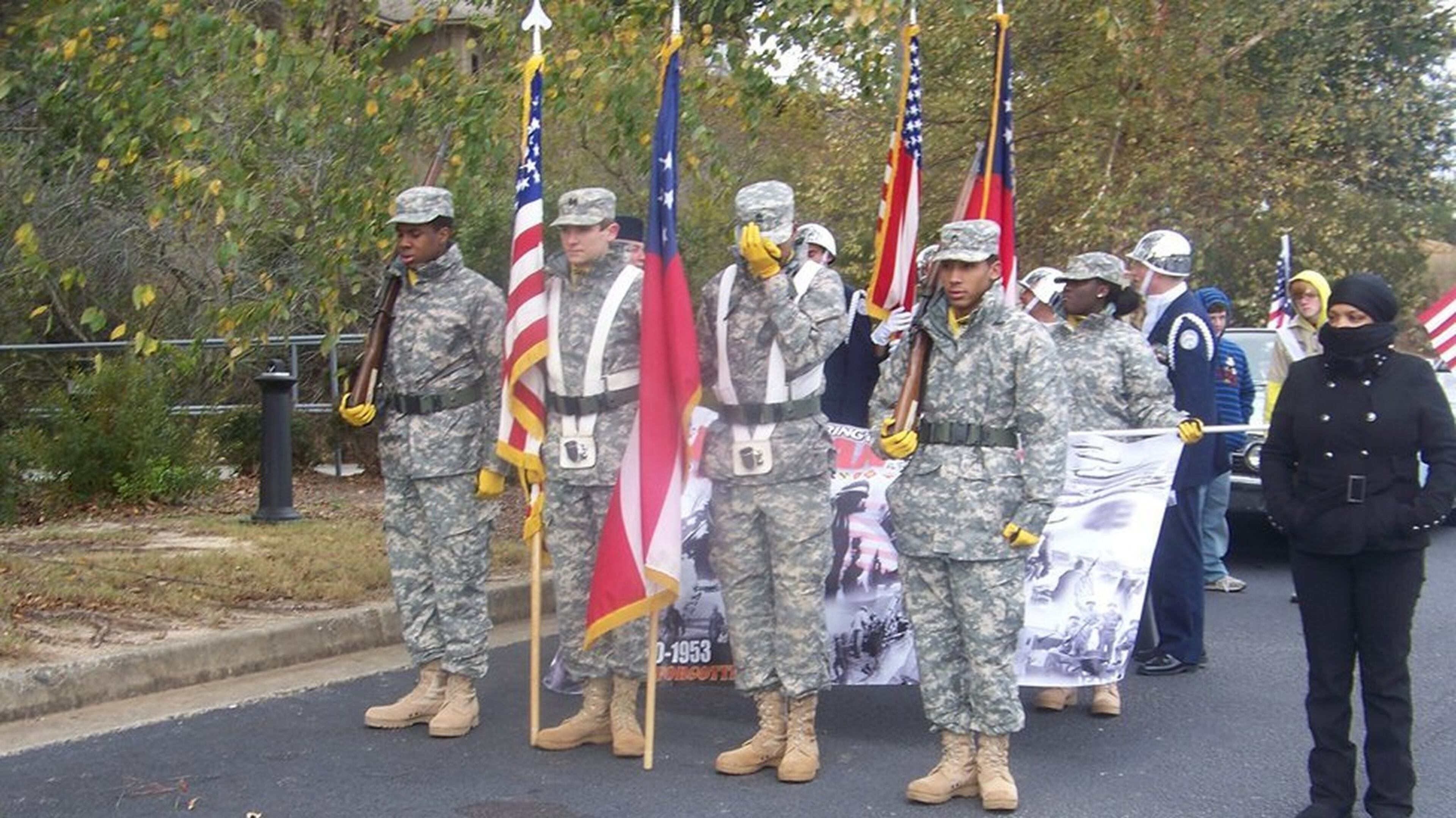 Fayetteville VFW Veterans Parade by Helen K. Denton Post 3650 of the Veterans of Foreign Wars is 10 a.m. today. Parade route is from the west side of the Fayette County Justice Center parking lot to Lee Street N., left on Stonewall Avenue to Glynn Street/Ga. 85 S. to Melears Drive back to the Justice Center parking lot. fayetteville-ga.gov. Carolyn Cunningham for the AJC