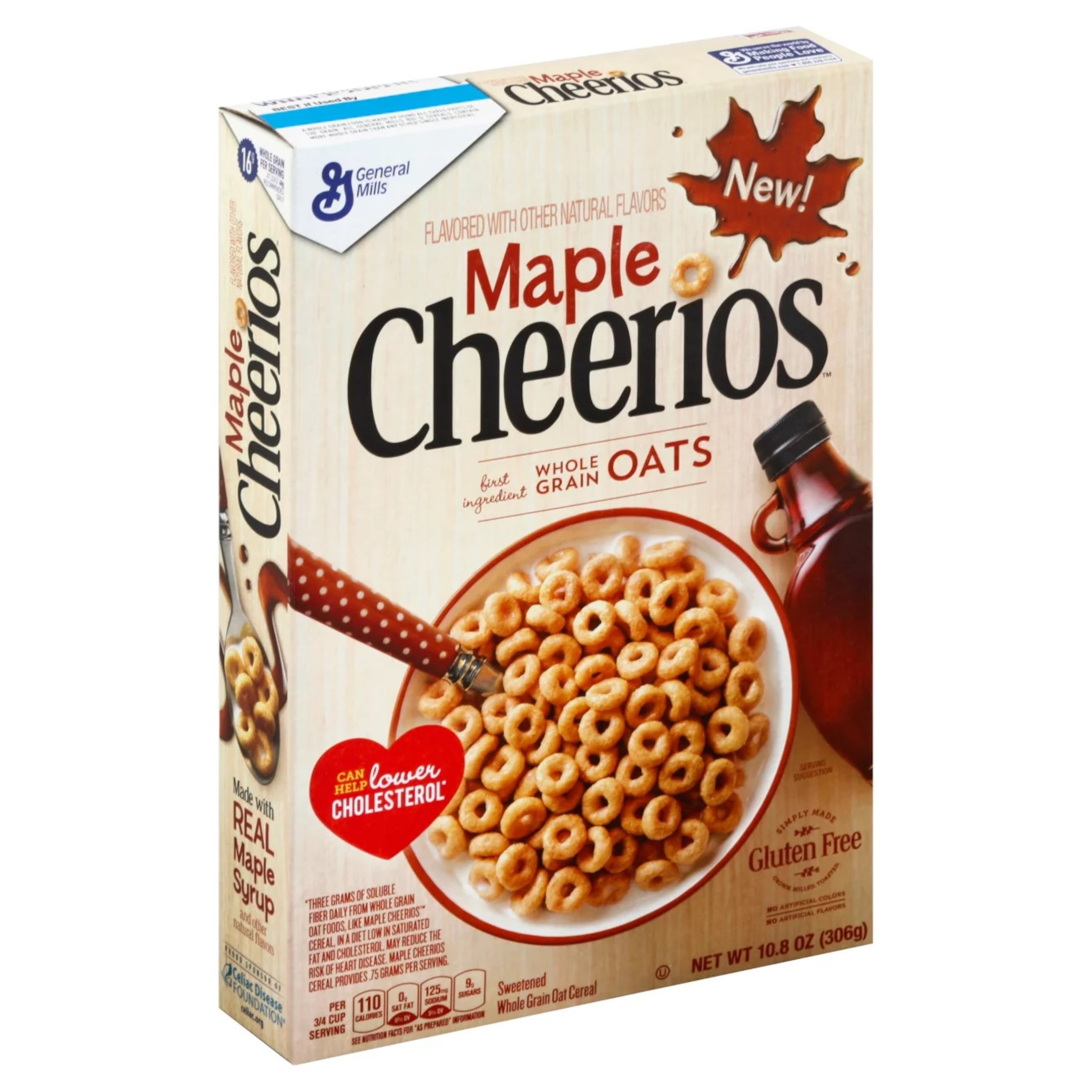 General Mills Maple Cheerios cereal, made with whole grain oats, was discontinued in 2023.