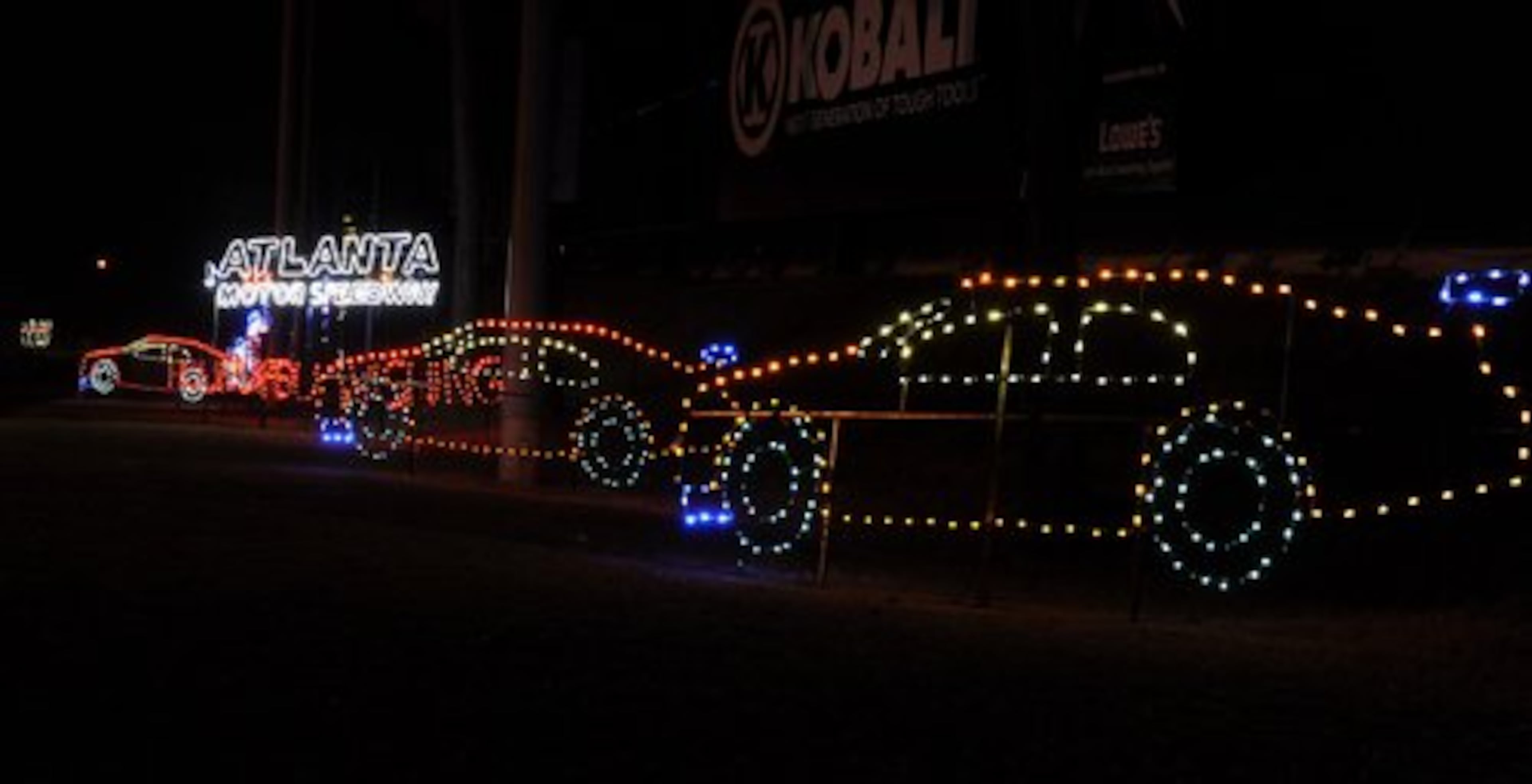 ... Race cars (it is a race track, after all) ...