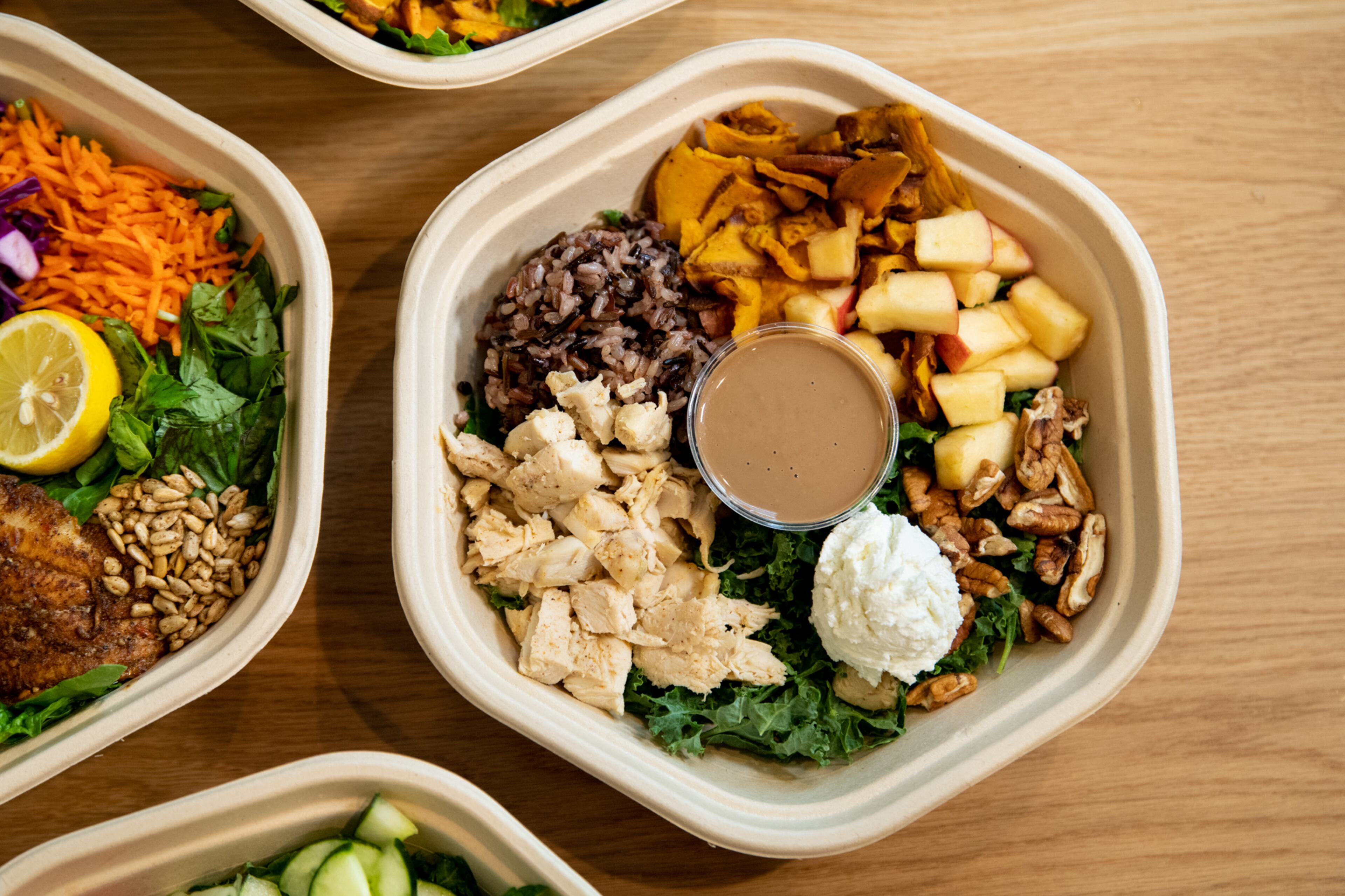 Sweetgreen Harvest Bowl. (Mia Yakel for The Atlanta Journal-Constitution)