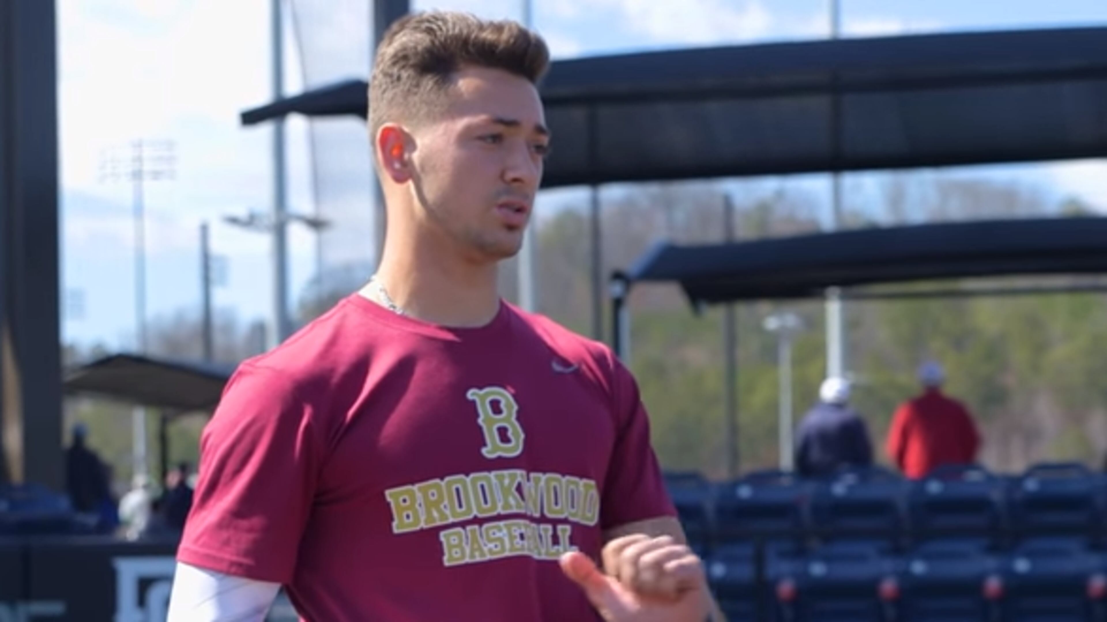 Brookwood catcher Will Banfield works out before the Perfect Game All-American Classic at Petco Park in San Diego last year. Banfield, a projected first-round pick in the MLB Draft, was one of nine Georgia players in that game.