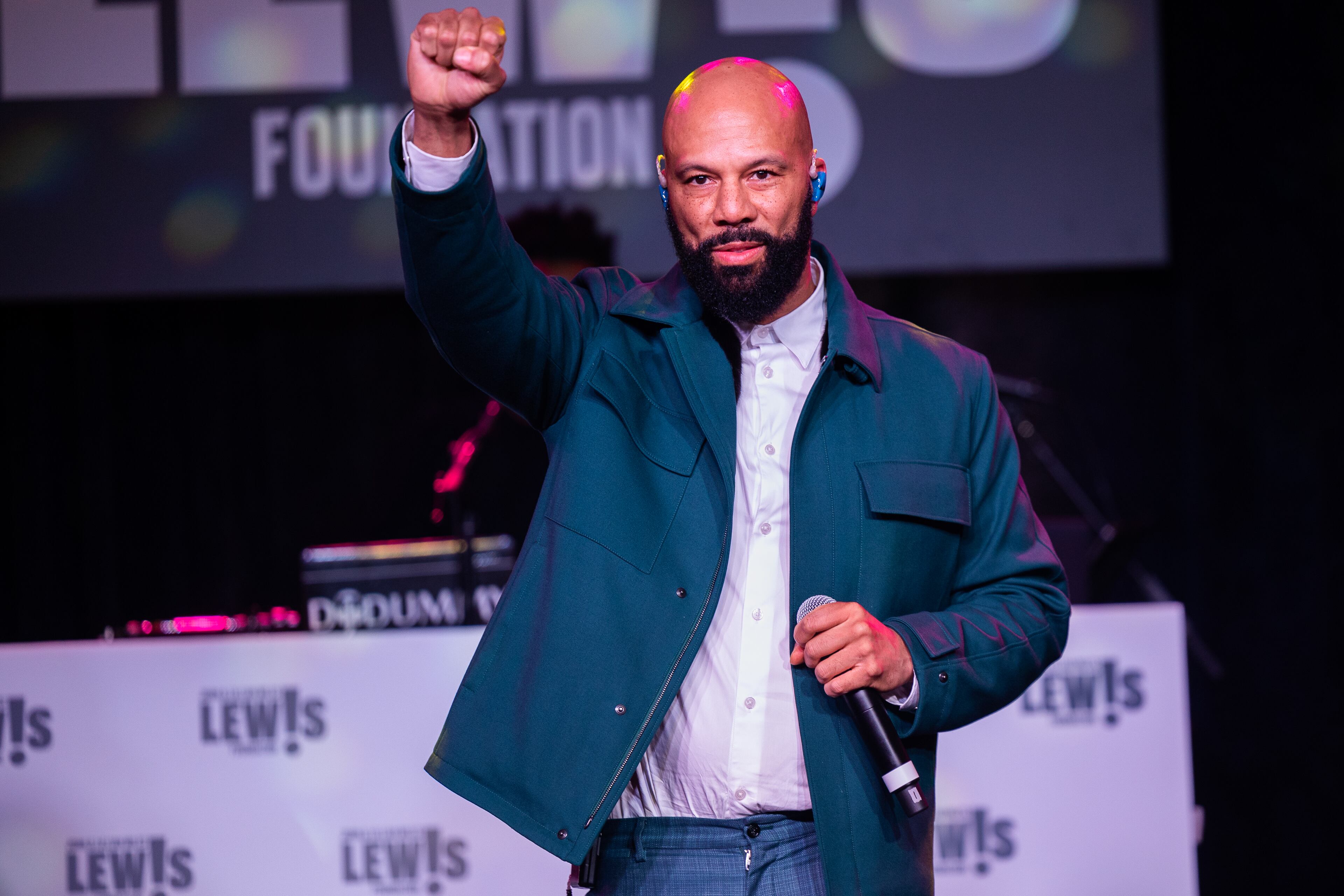 Common performs at the John and Lillian Lewis Foundation’s inaugural gala on May 17th, 2022 in Washington, DC. (Nathan Posner for the Atlanta Journal-Constitution)