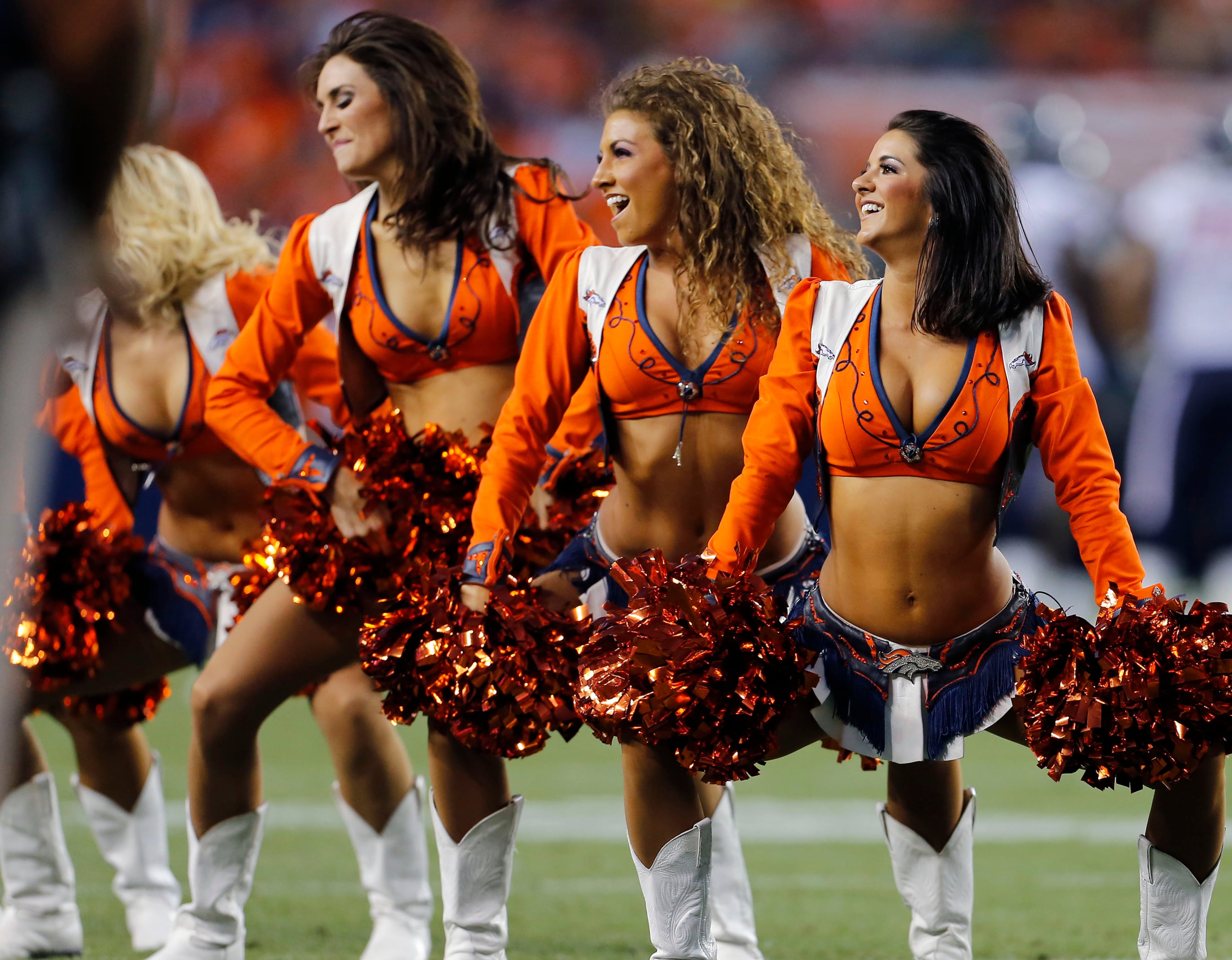 NFL cheerleaders perform at preseason games - Week 3