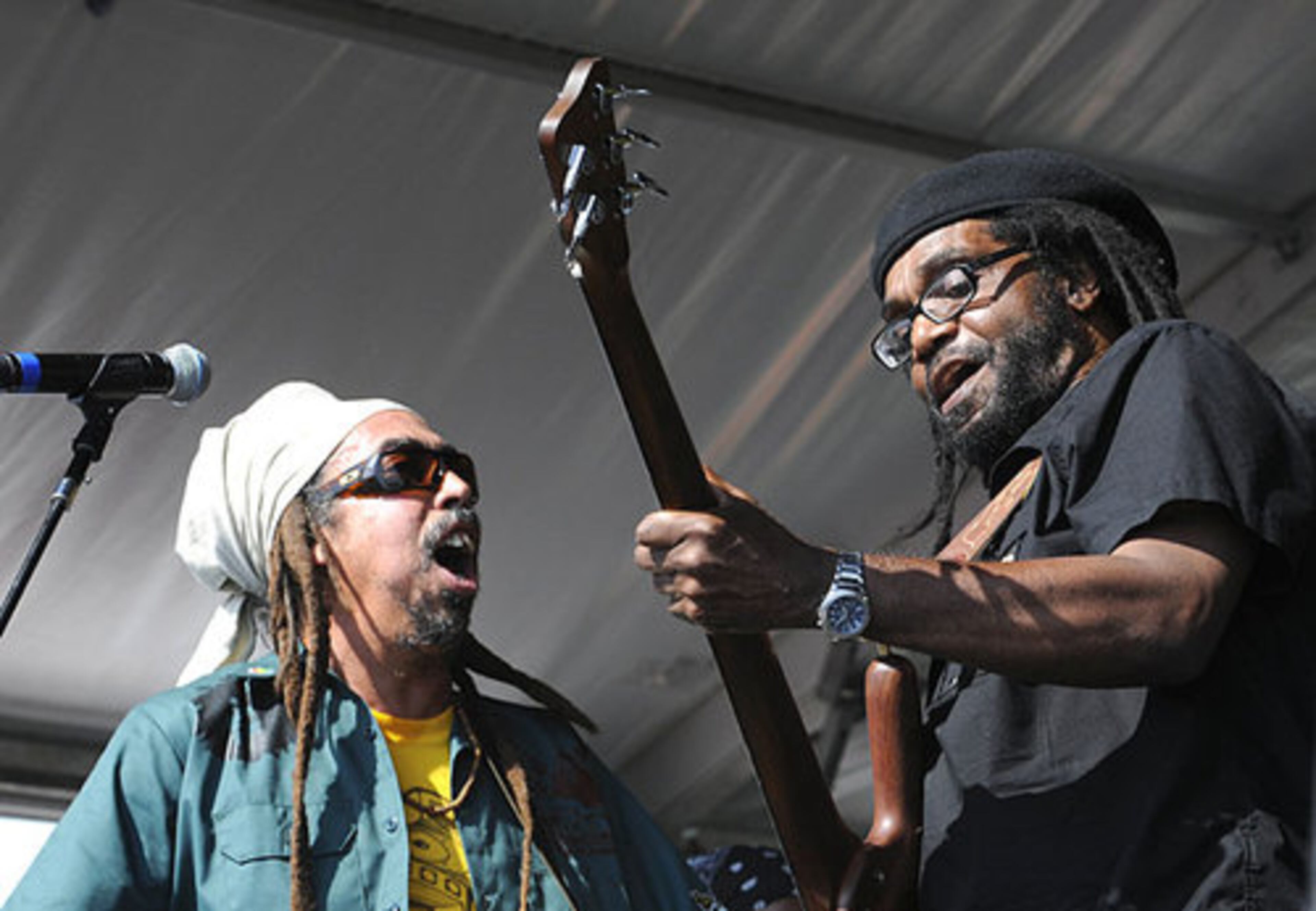 Third World performs at the New Orleans Jazz and Heritage Festival.