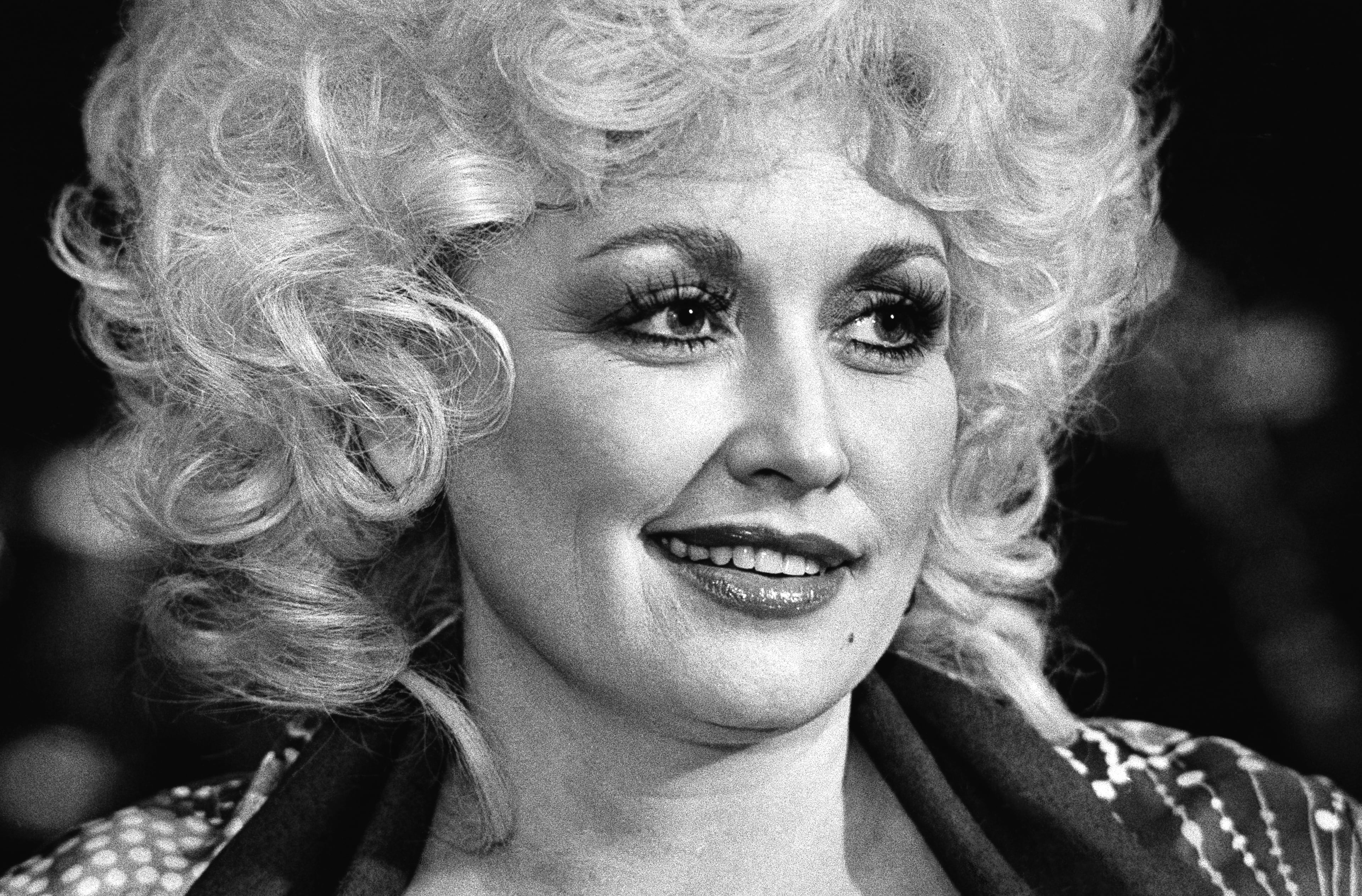 Dolly Parton appears at a rehearsal session in Nashville on Wednesday, Nov. 11, 1982. (Mark Humphrey/AP)