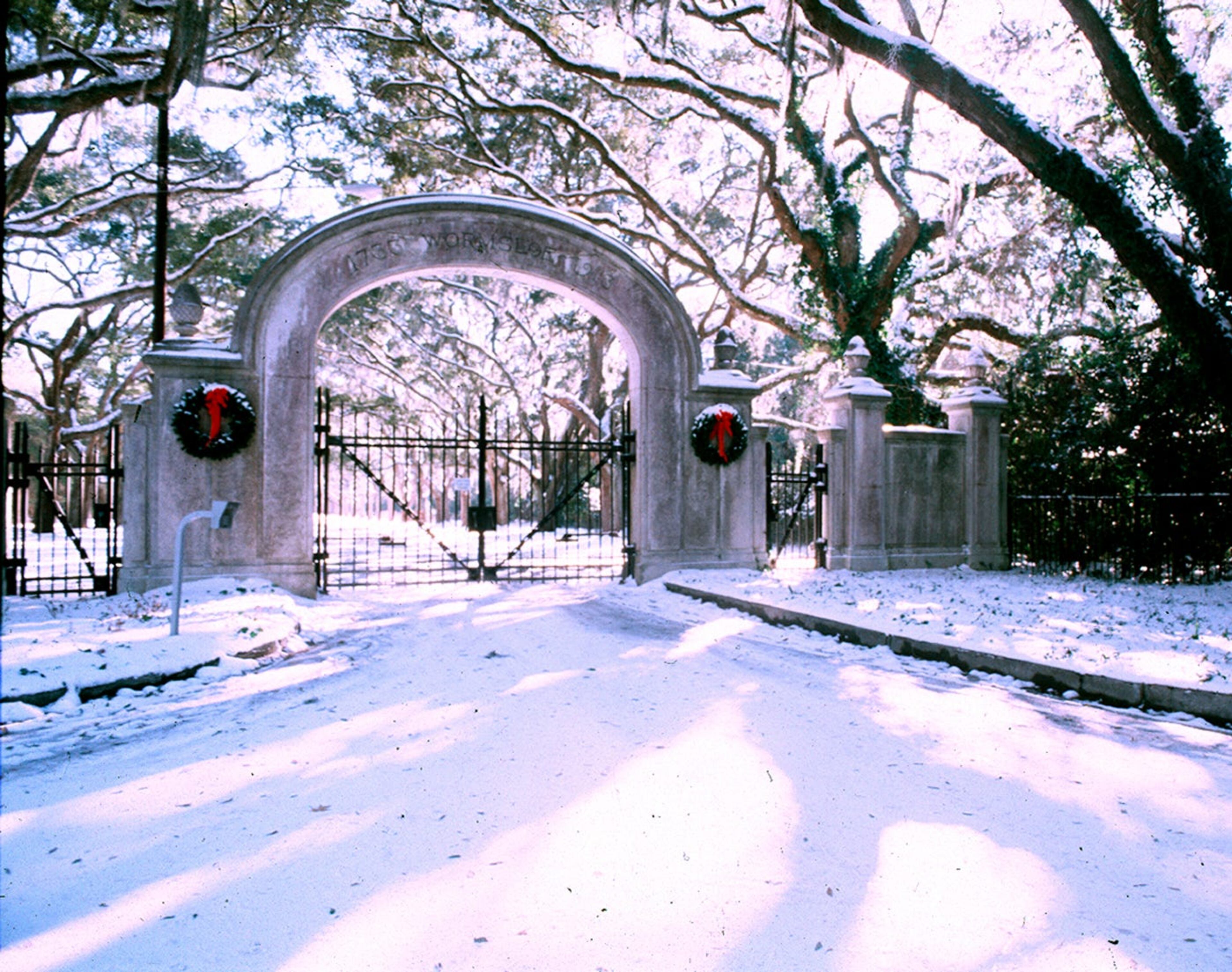 December 1989 file photo of the entrance to the Wormsloe State Historic Site.