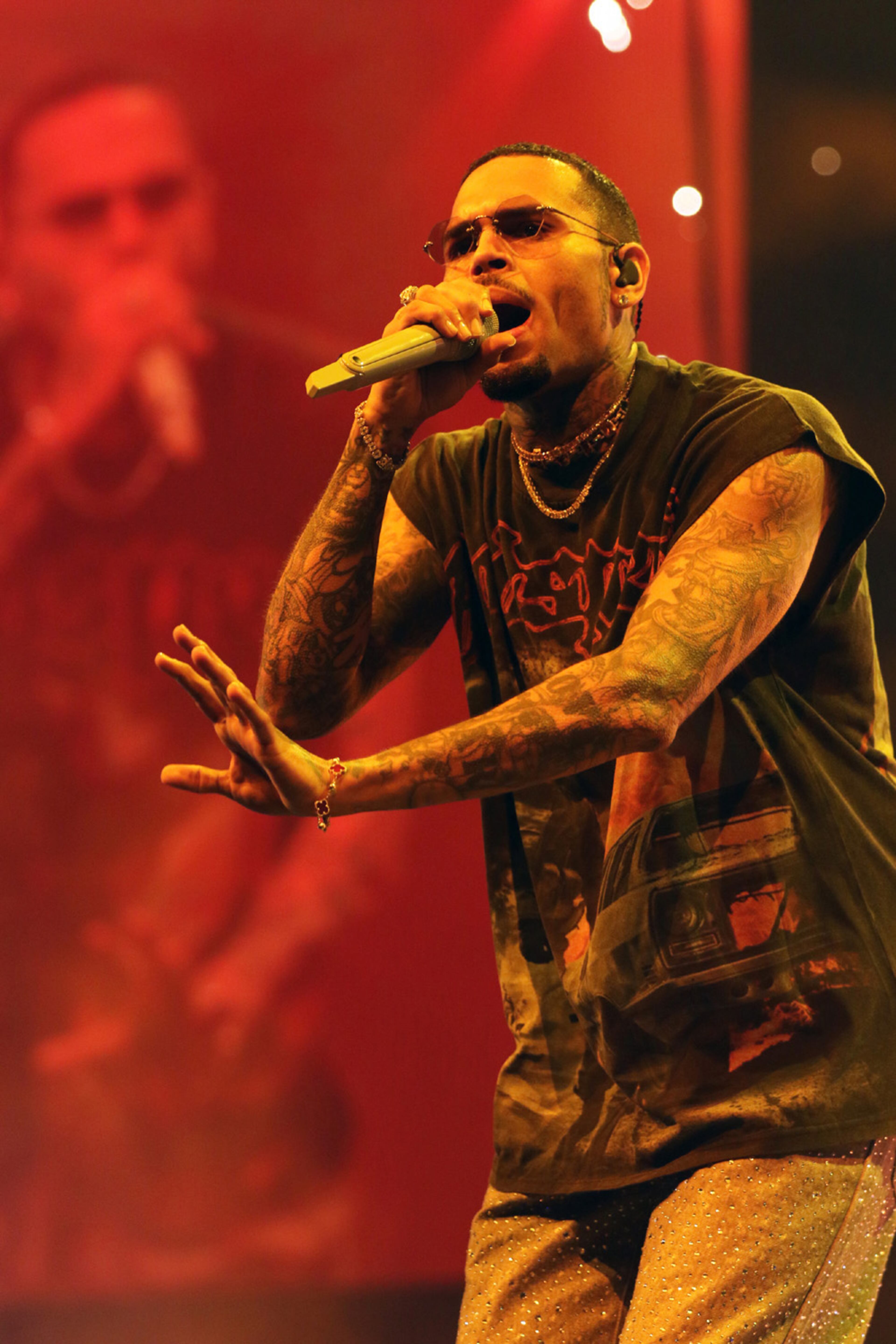 Chris Brown rocked a sold-out crowd at State Farm Arena on Friday, July 5, 2024, with openers Muni Long and Maeta.
Robb Cohen for the Atlanta Journal-Constitution