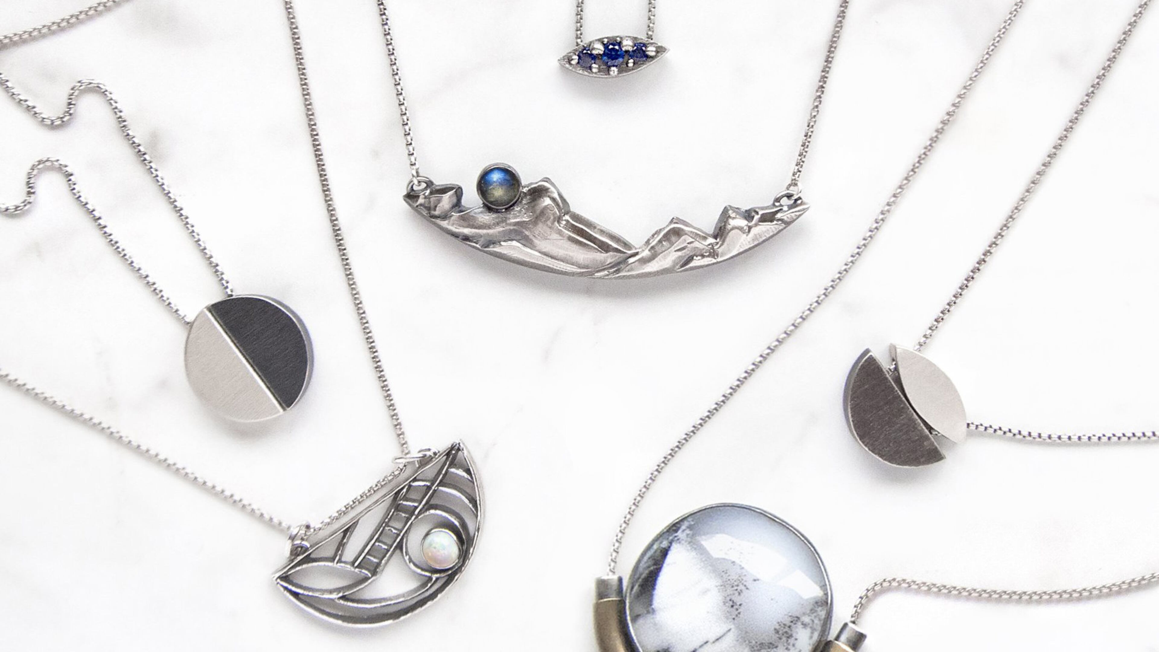 Jewelry artist Shira Brooks uses a variety of stones and metal finishes. (Contributed by ShiraBrooks.com)