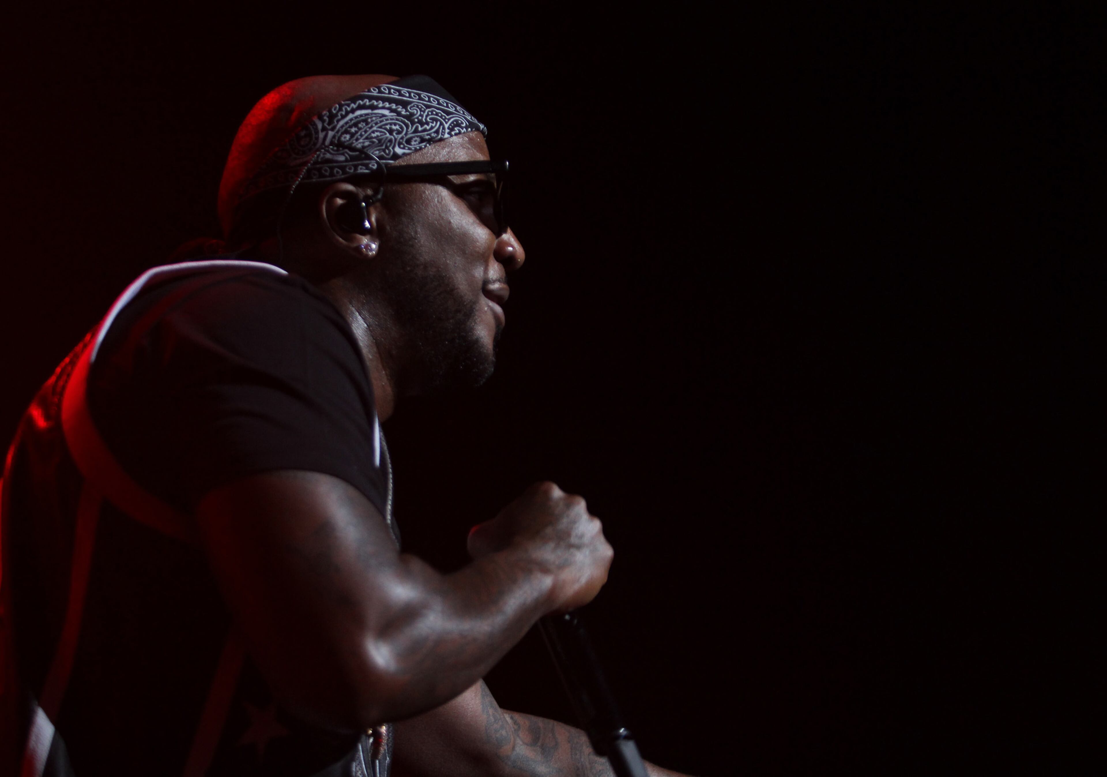 ATLANTA -- Rapper Young Jeezy, celebrates the 10th anniversary of his groundbreaking album "Let's Get It: Thug Motivation 101," performing at the Fox Theatre on Saturday, July 25, 2015. (Akili-Casundria Ramsess/Special to the AJC)