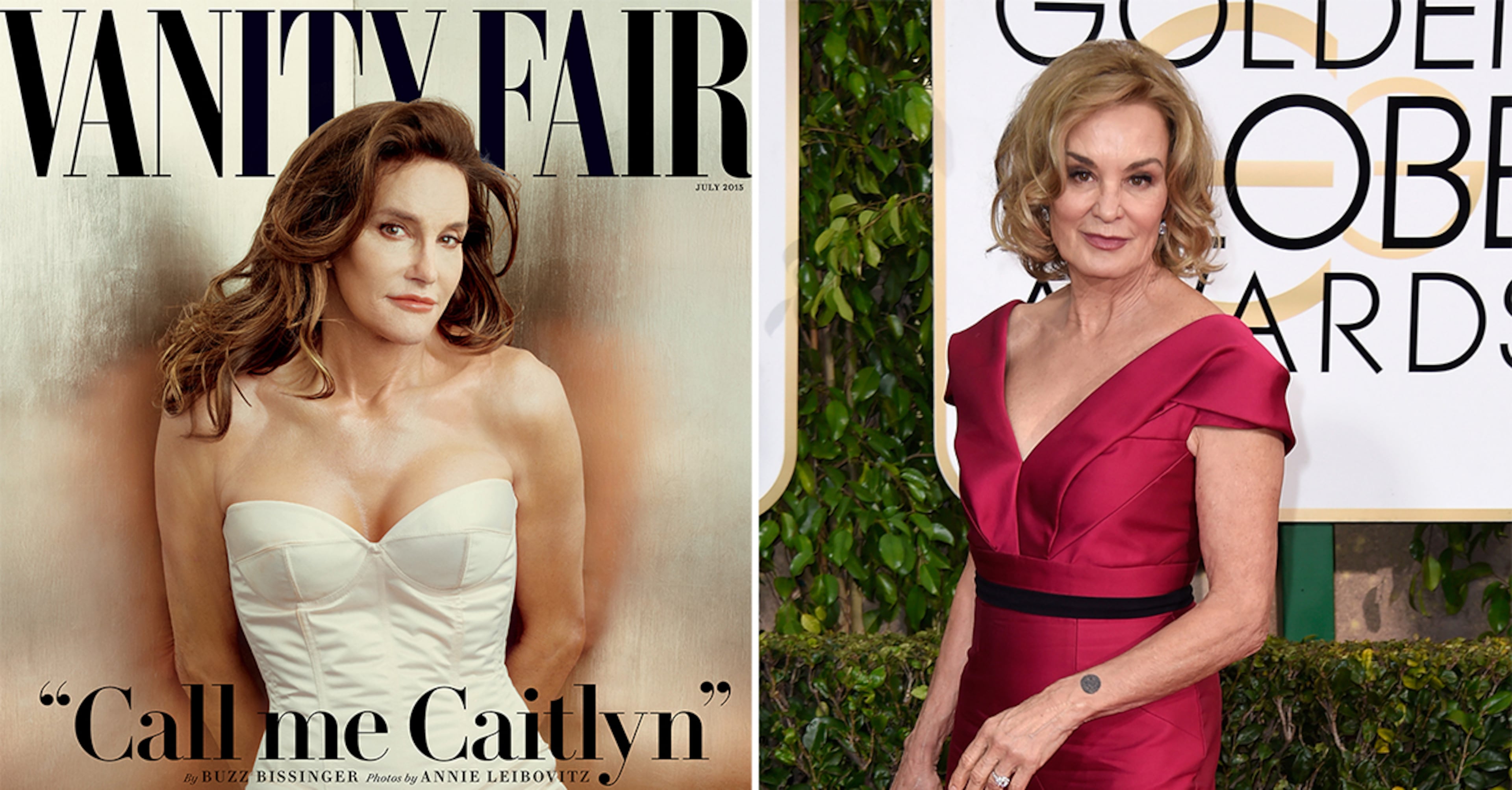 Almost immediately after Caitlyn Jenner's Vanity Fair cover was revealed Monday, social-media users began to compare her to other celebs. Read on to see who made the list of Jenner's celebrity look-alikes!