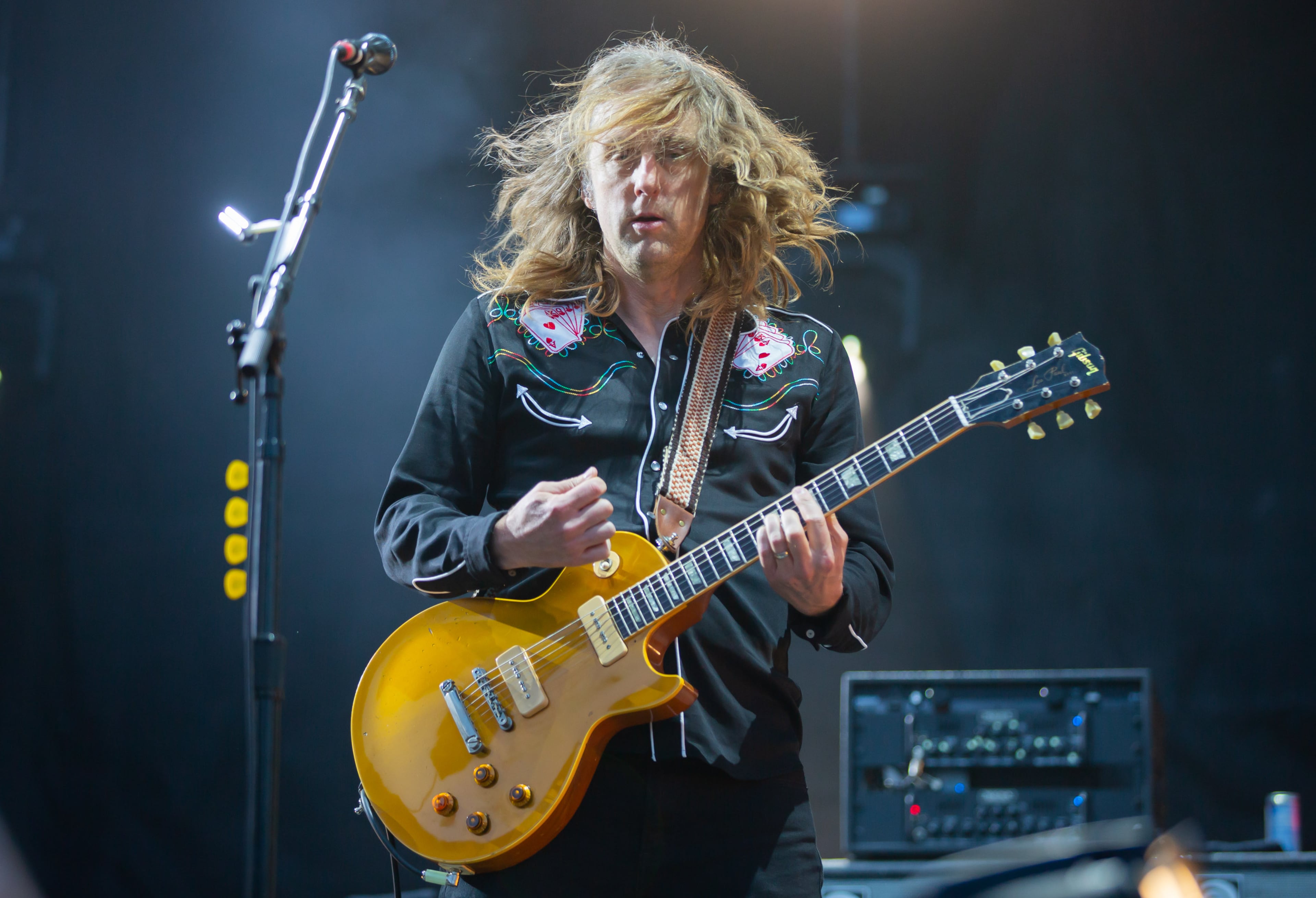 My Morning Jacket was the headliner act on the third and final night of this year's Shaky Knees Festival on Sunday, May 1, 2022, at Central Park in Atlanta. (Photo by Ryan Fleisher for The Atlanta Journal-Constitution)