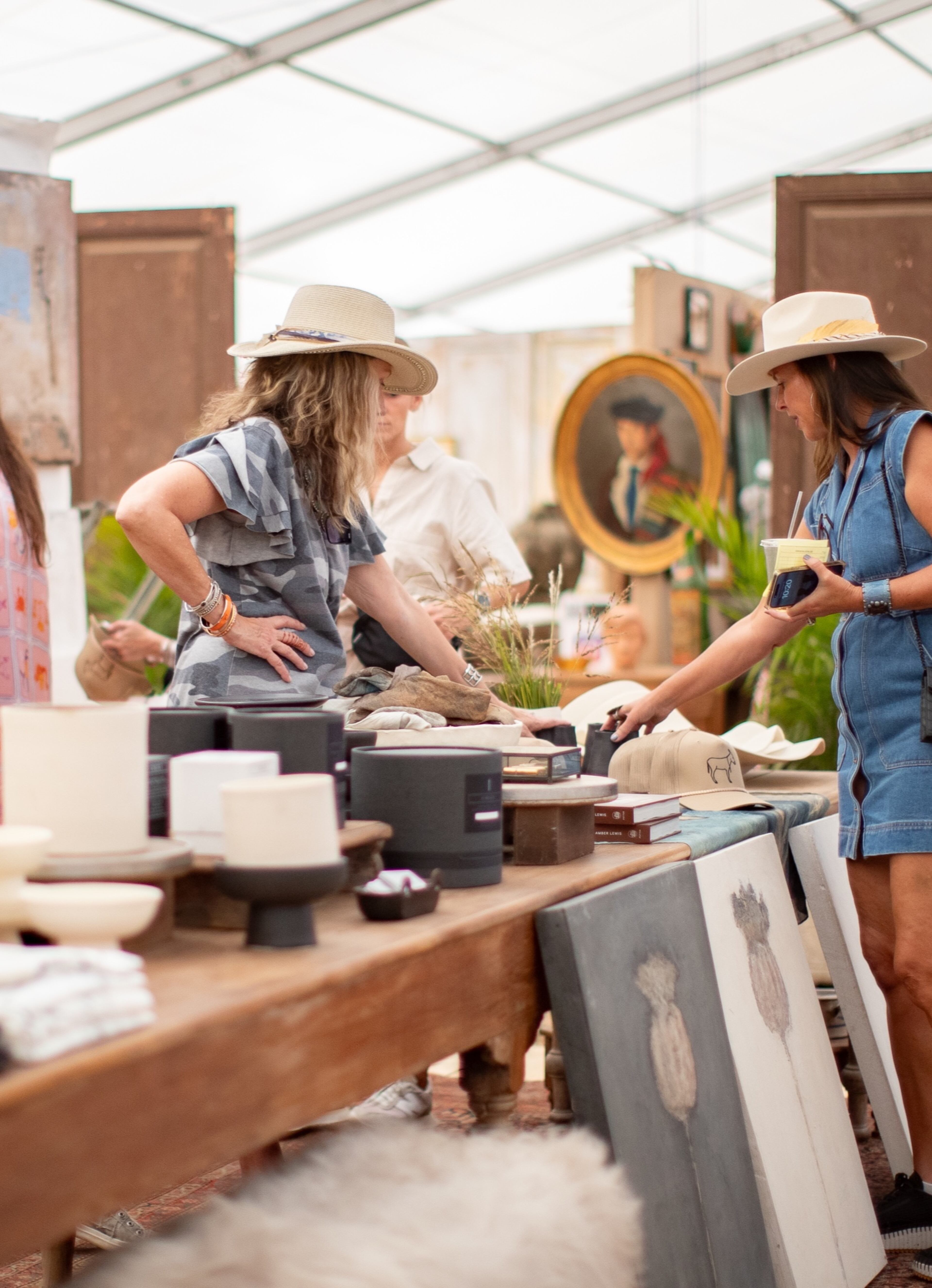 Visitors to the Atlanta Marburger Antique & Design Show, coming to Southern Exchange Ballrooms July 15-19, can shop 50,000 square feet of antiques and vintage wares. (Courtesy of Marburger Antique & Design Show)