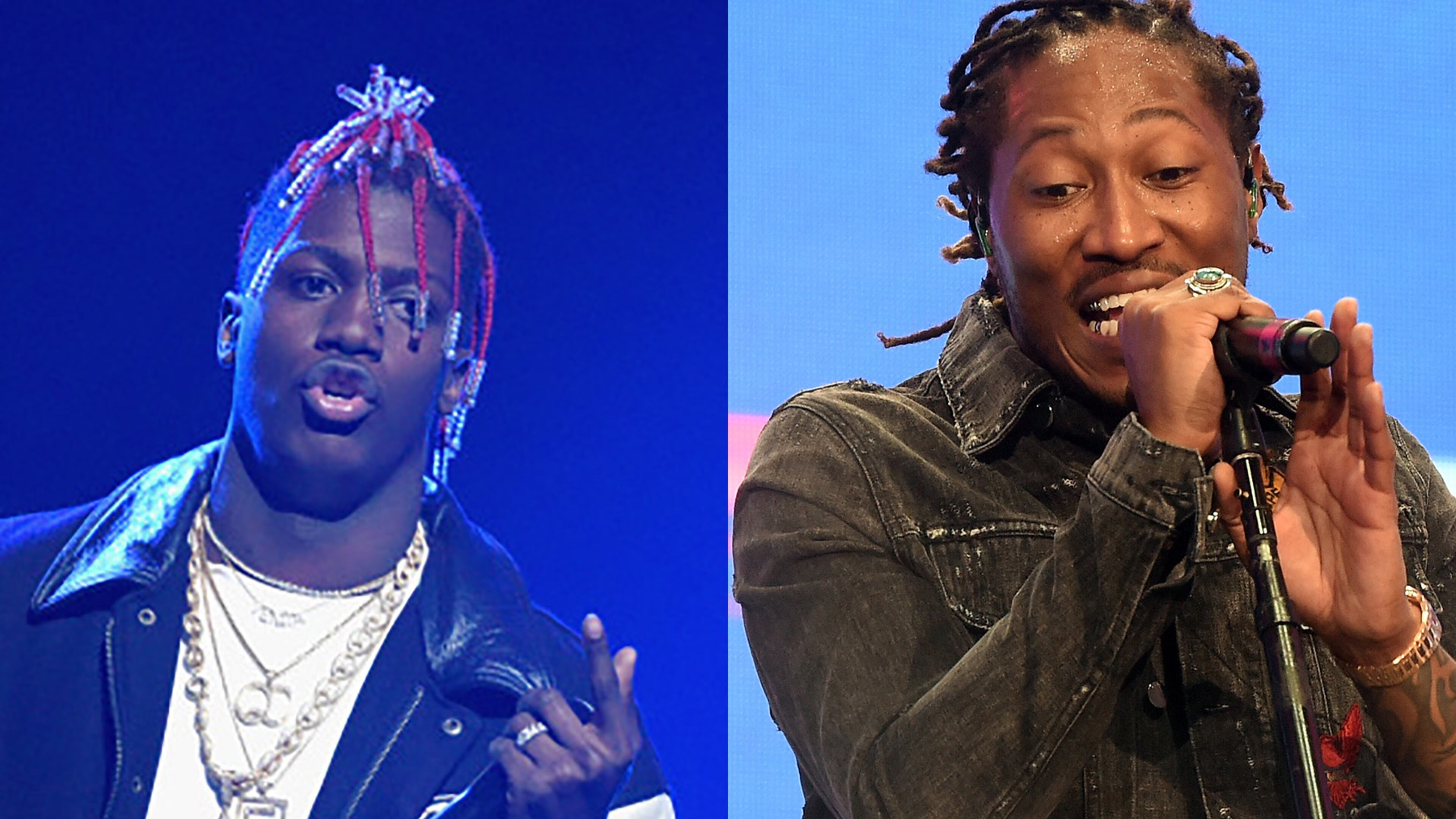 Lil Yachty (left) and Future (right) are touring together. CREDIT: (left-AJC) (right-Getty Images)