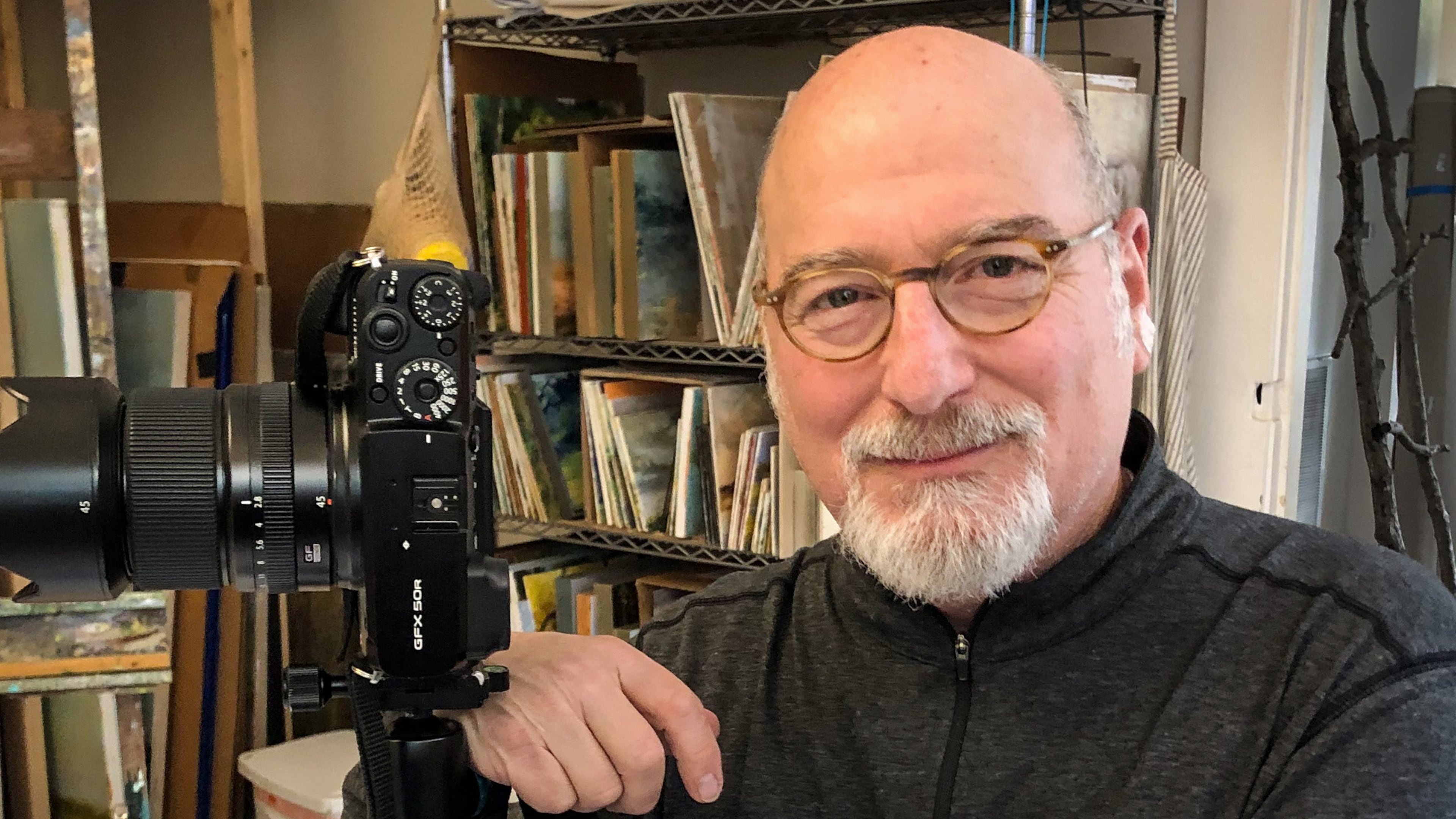 Atlanta photographer Jerry Siegel recently had 13 portraits of nine artists added to the Smithsonian National Portrait Gallery's permanent collection. “He brings out the humanity in all of his subjects," says photographer-curator Mark Sloan, who secretly approached the Washington, D.C., institution in 2024 about adding the prints. (Courtesy of Linda Fantuzzo)