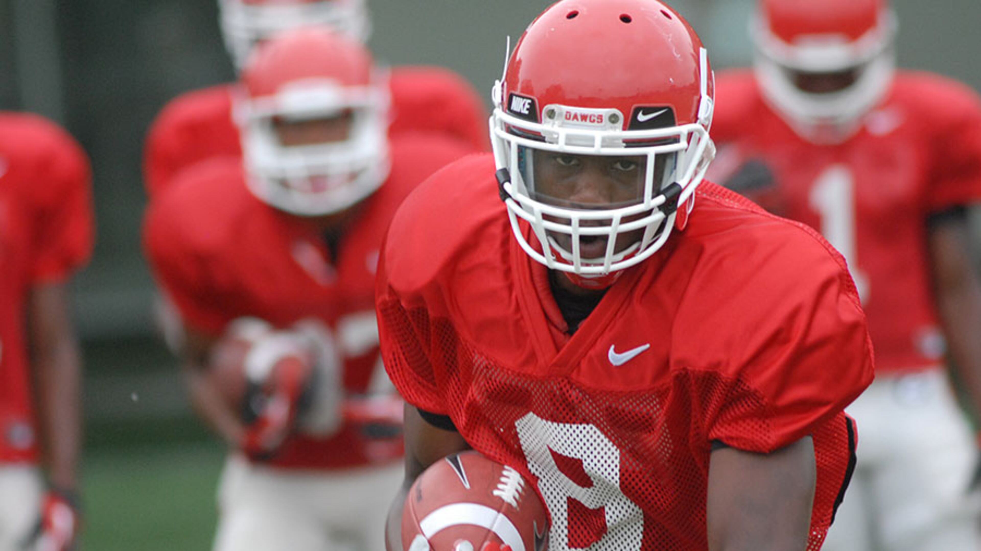 Junior Blake Tibbs will leave Georgia having caught only four passes during his career. (UGA photo by Steven Colquitt)