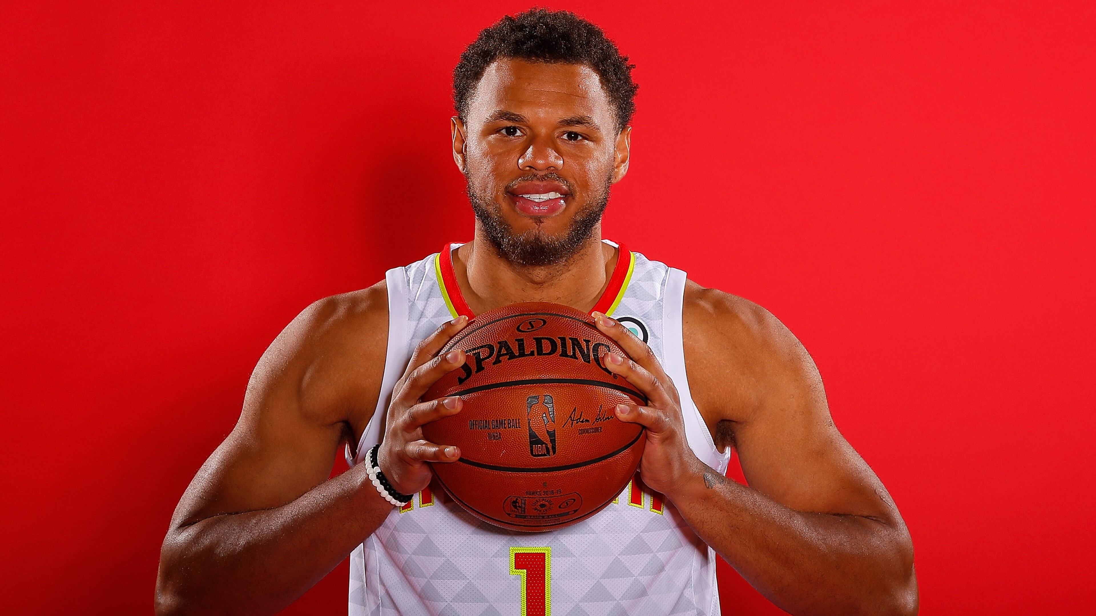 Justin Anderson of the Atlanta Hawks poses for portraits during media day at Emory Sports Medicine Complex on September 24, 2018 in Atlanta, Georgia. (Photo by Kevin C. Cox/Getty Images)