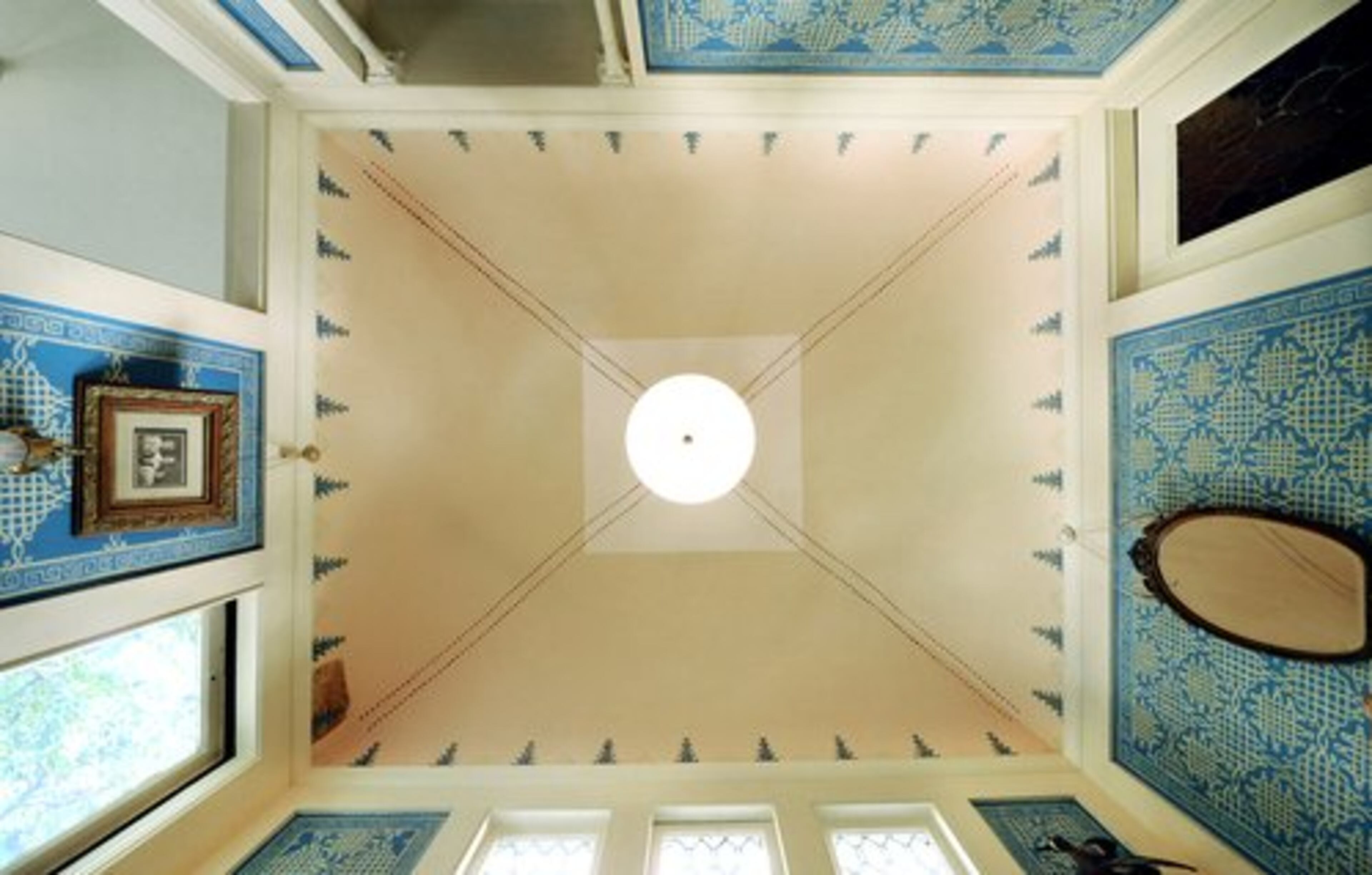 The ceiling in the 'Turkish Corner.'