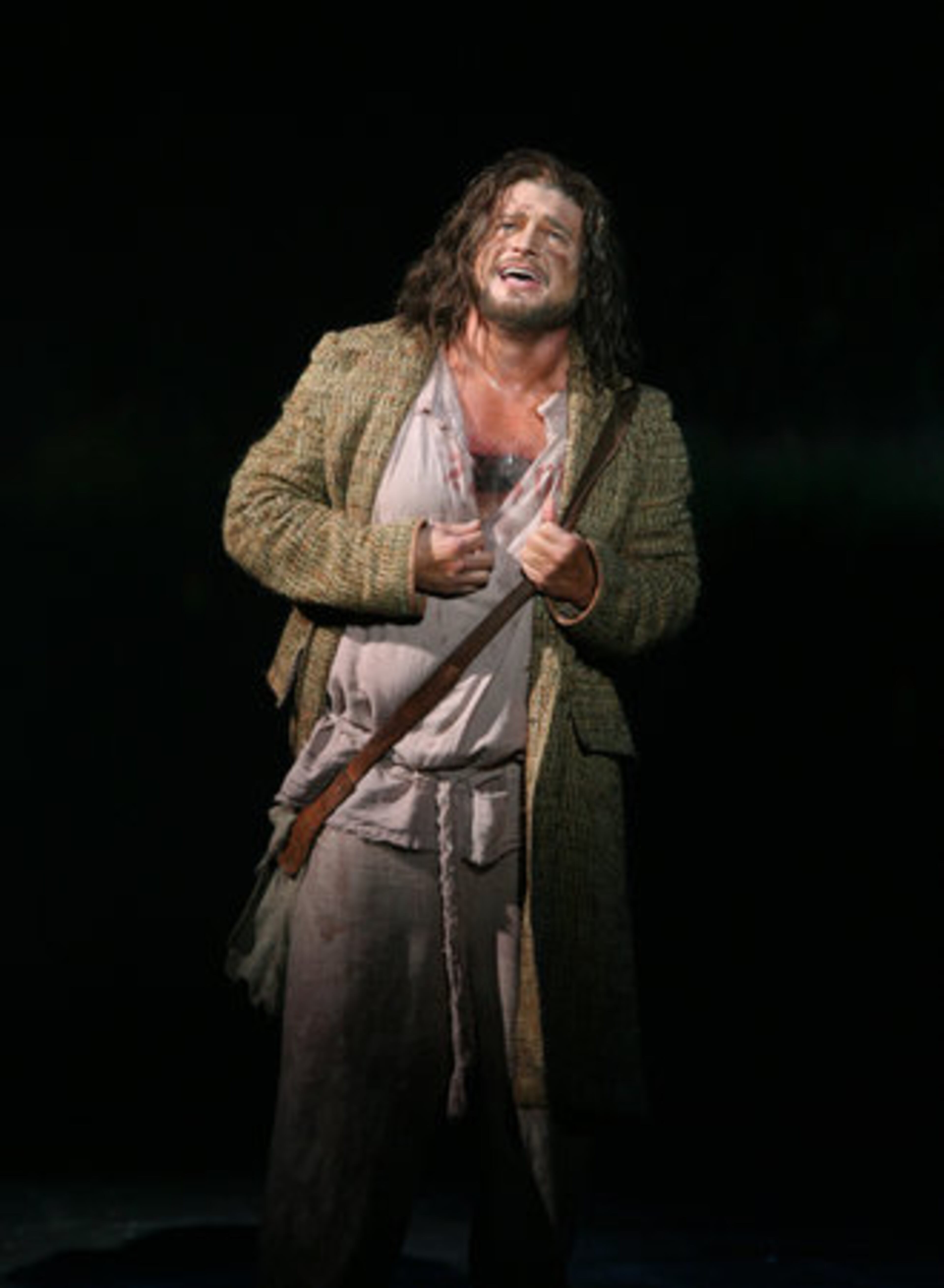 Rob Evan as Valjean in his "Soliloquy."