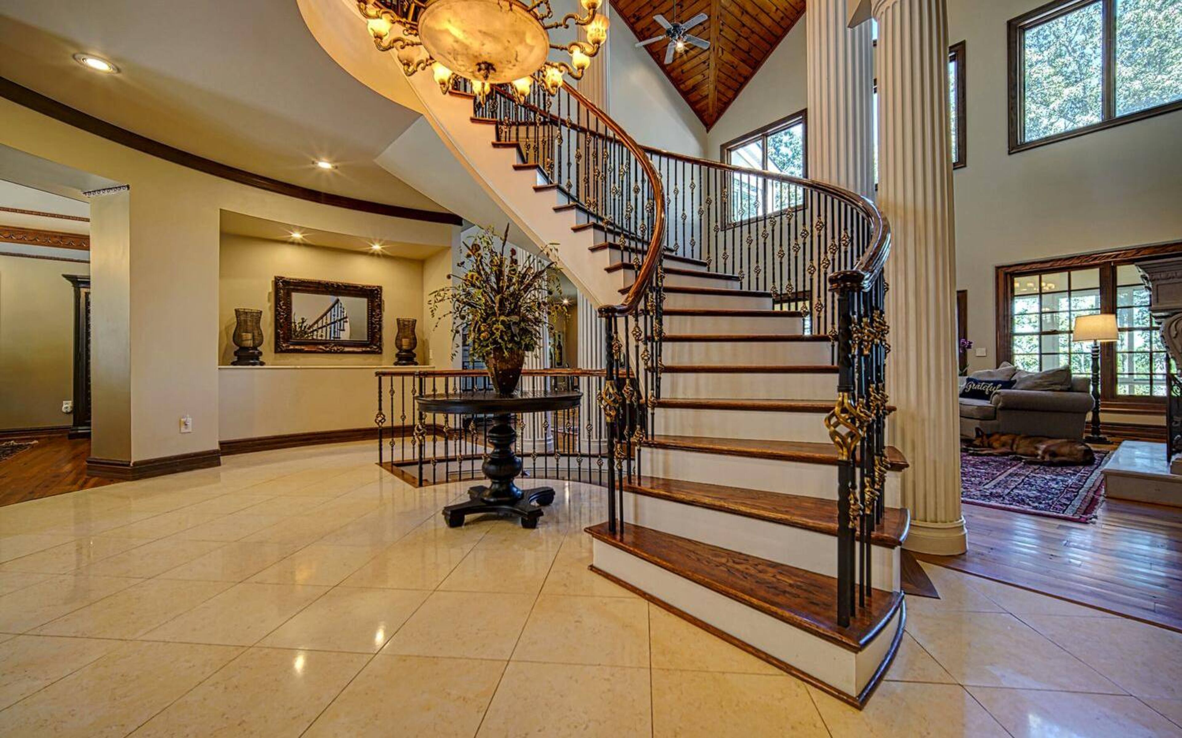 Grand staircase.