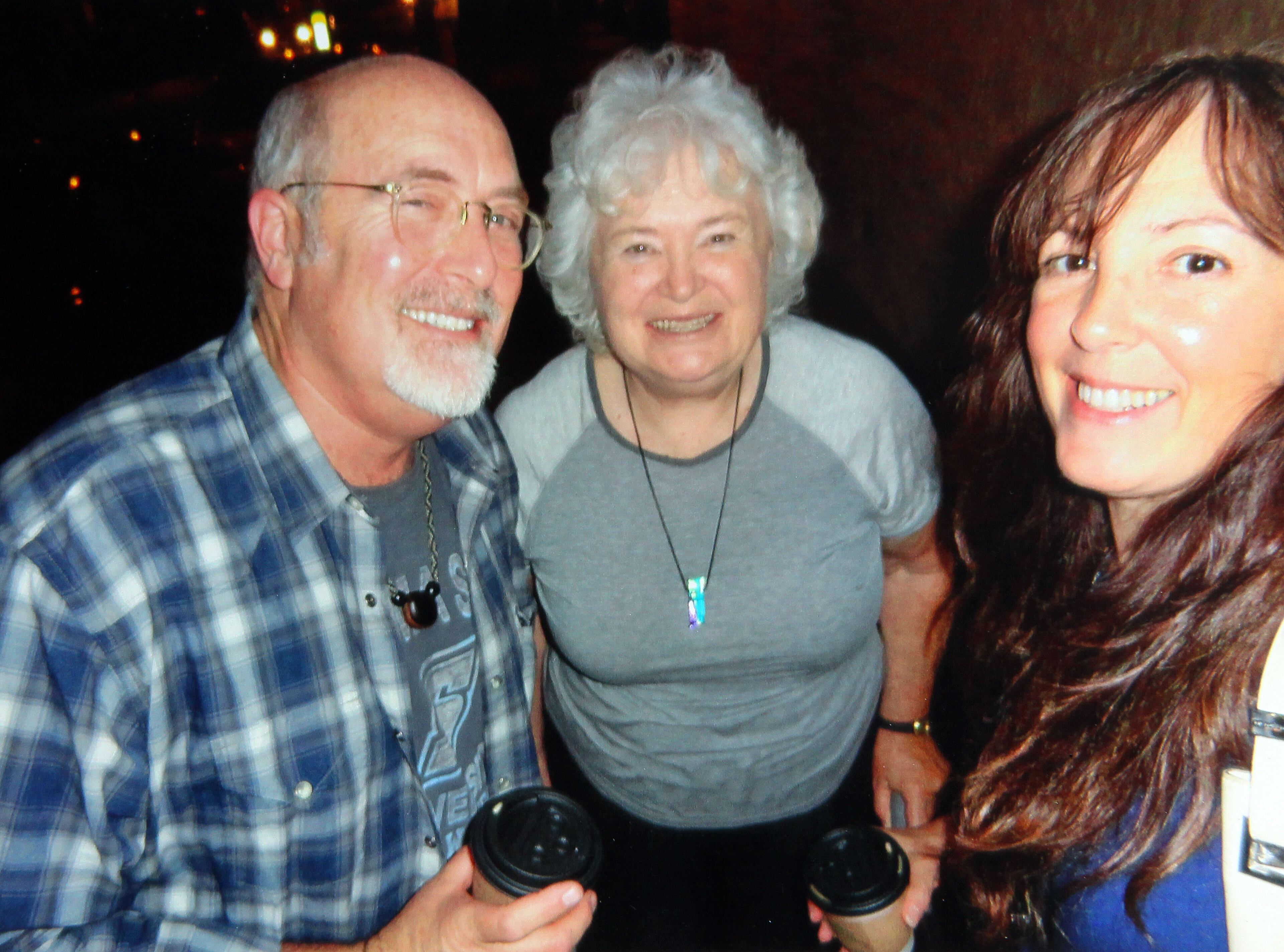 Ilse with her daughter, Elaine, who lives in Sandy Springs, and her son, Richard, who lives in Los Angeles. For years, Ilse protected her children from the dark memories of her youth, but eventually she began to share her past, both bad and good.