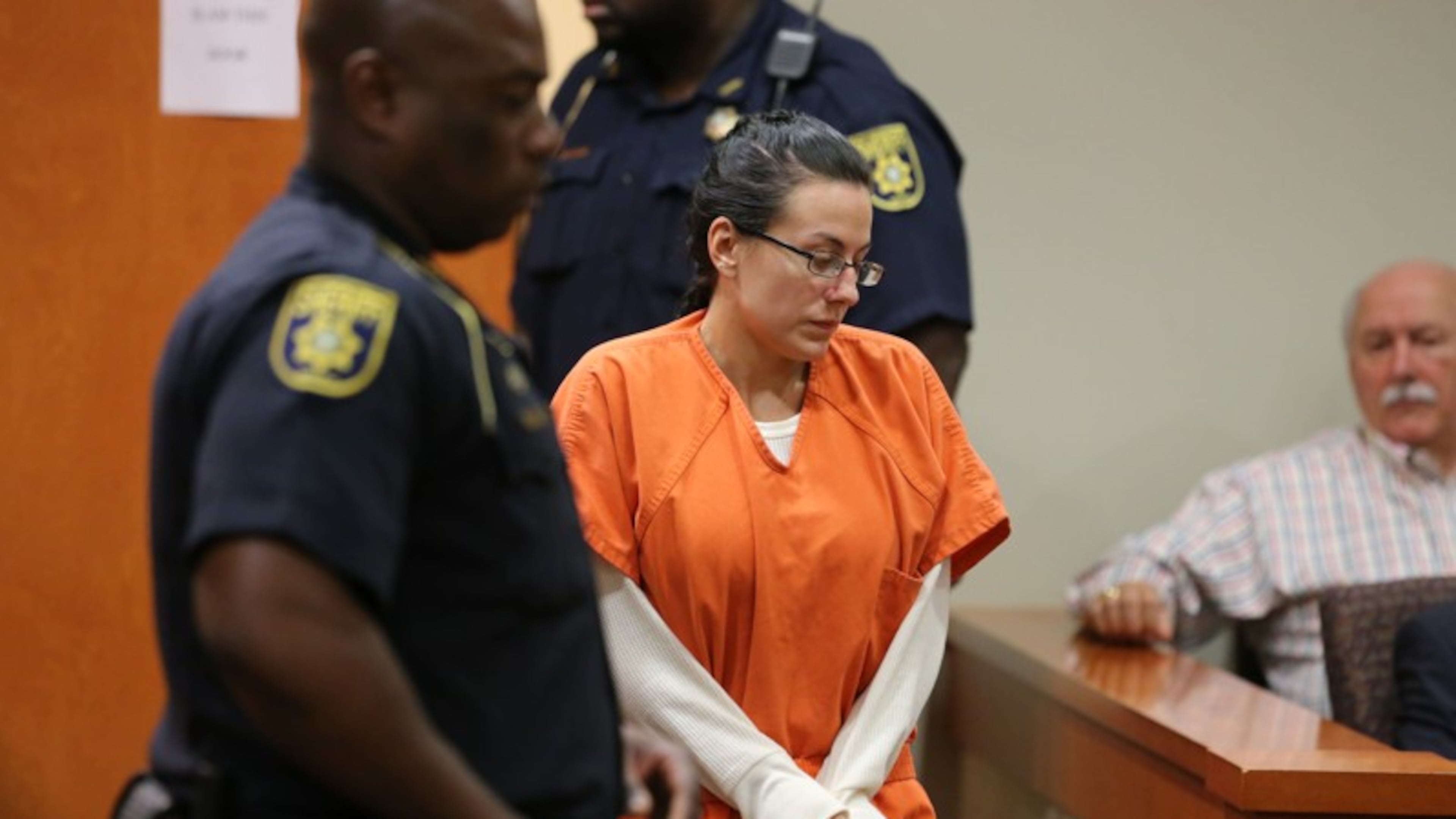 Victoria Rickman was denied bond by during a 2013 hearing in DeKalb County Superior Court in Decatur. (John Spink / AJC)