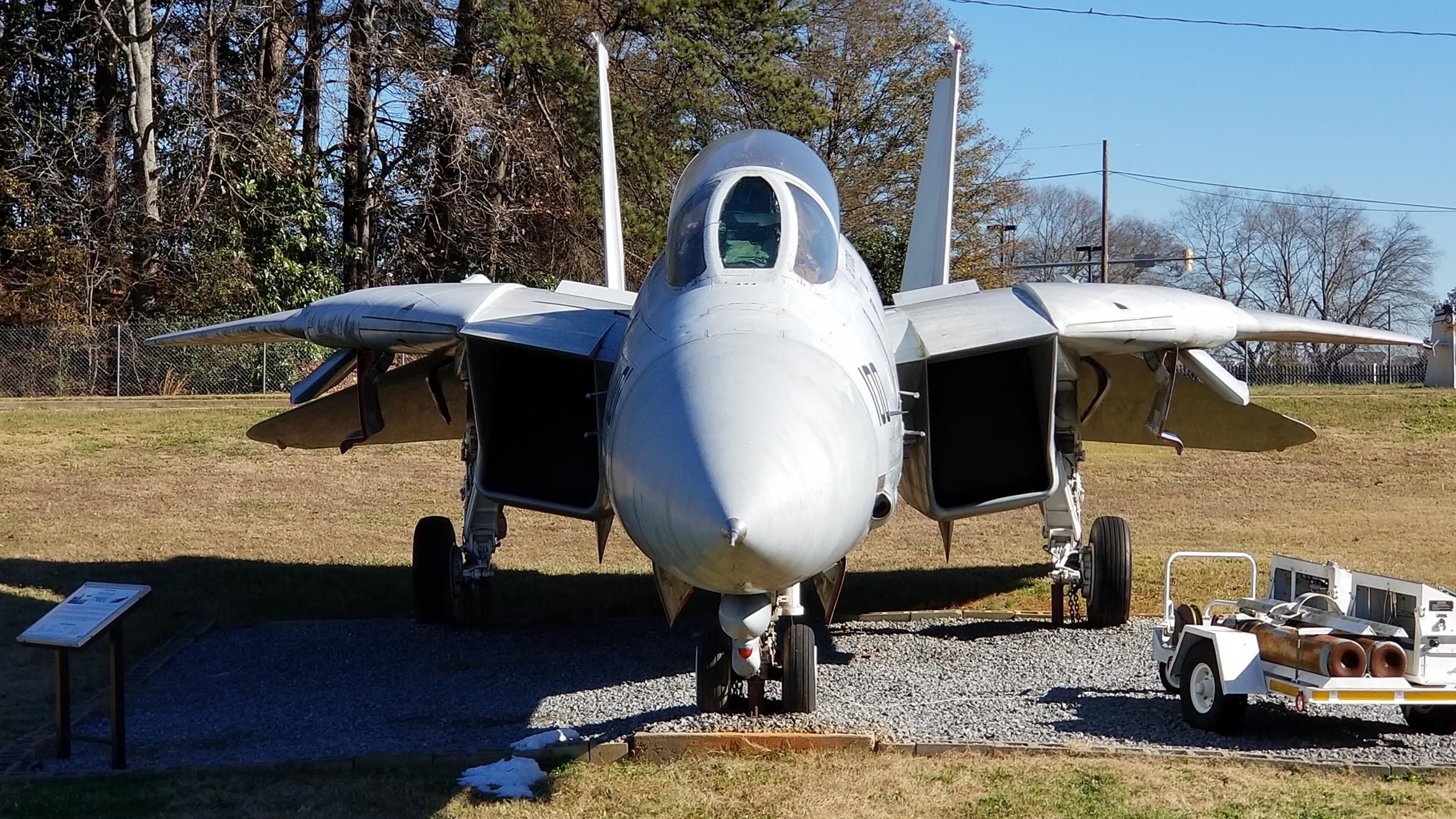 The F-14A is one of 13 aircraft on display at the Aviation HIstory & Technology Center in Marietta.
