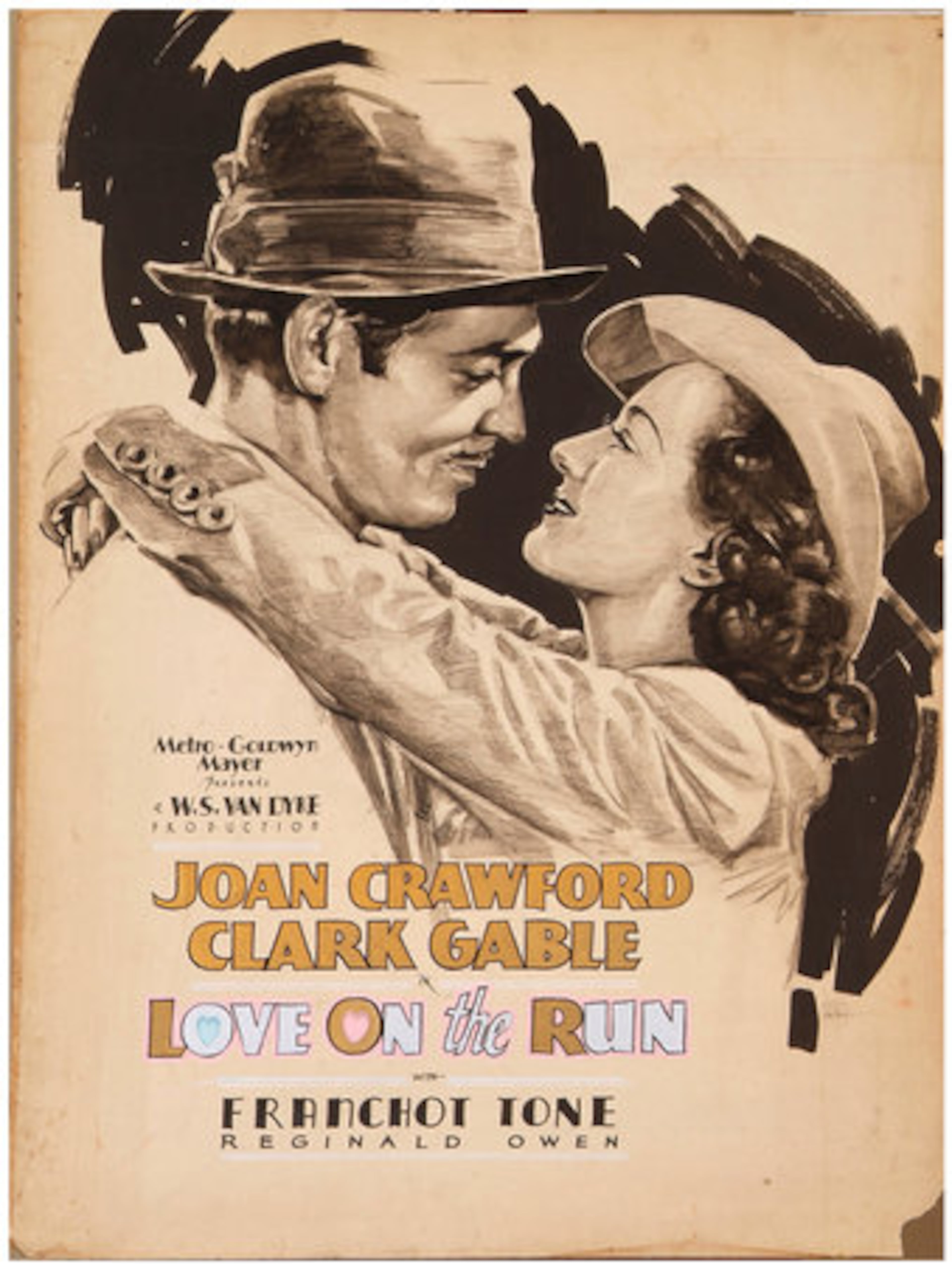 "Love on the Run," with Clark Gable and Joan Crawford, 1936