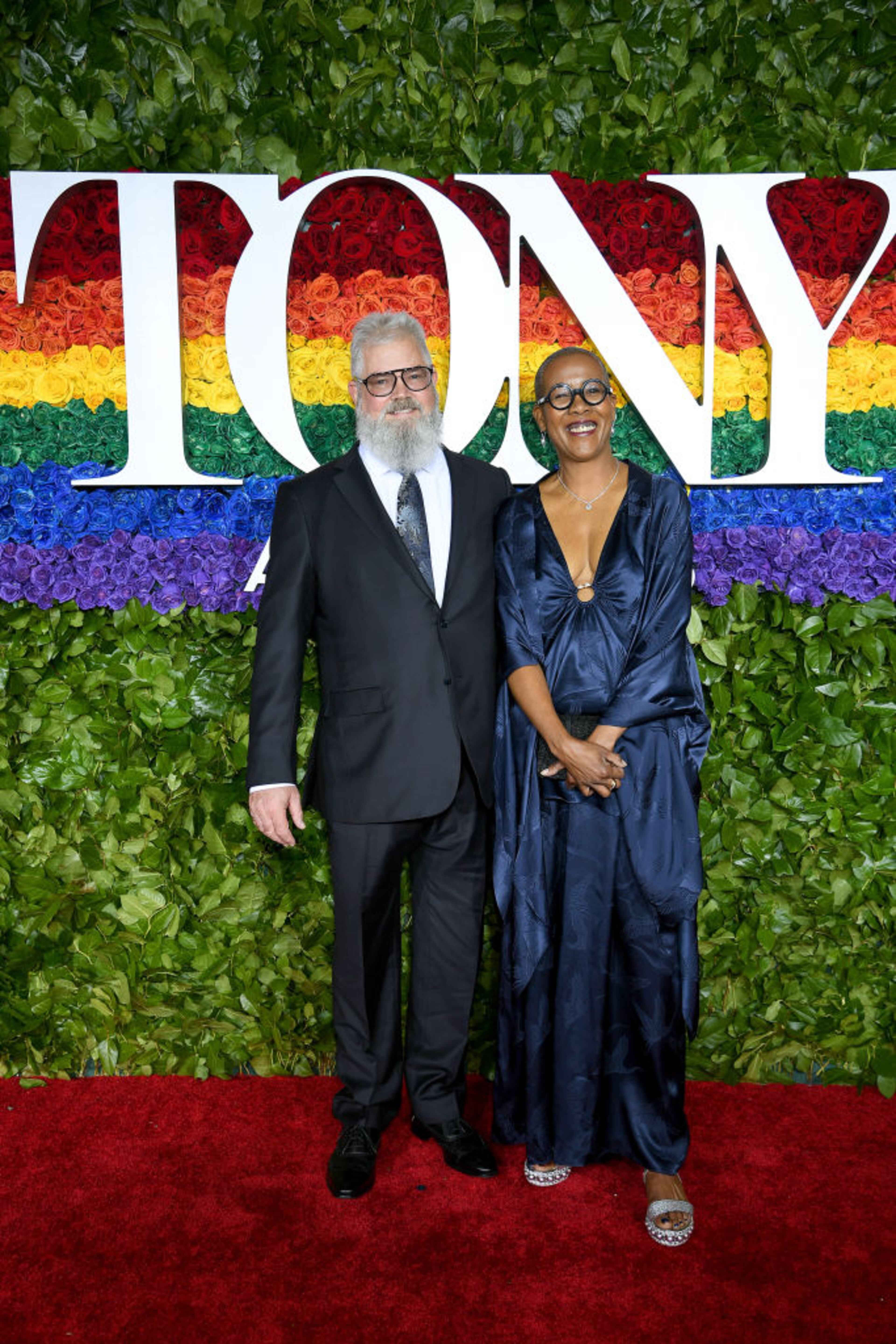 NEW YORK, NEW YORK - JUNE 09: Toni-Leslie James (R) attends the 73rd Annual Tony Awards at Radio City Music Hall on June 09, 2019 in New York City. (Photo by Dimitrios Kambouris/Getty Images for Tony Awards Productions