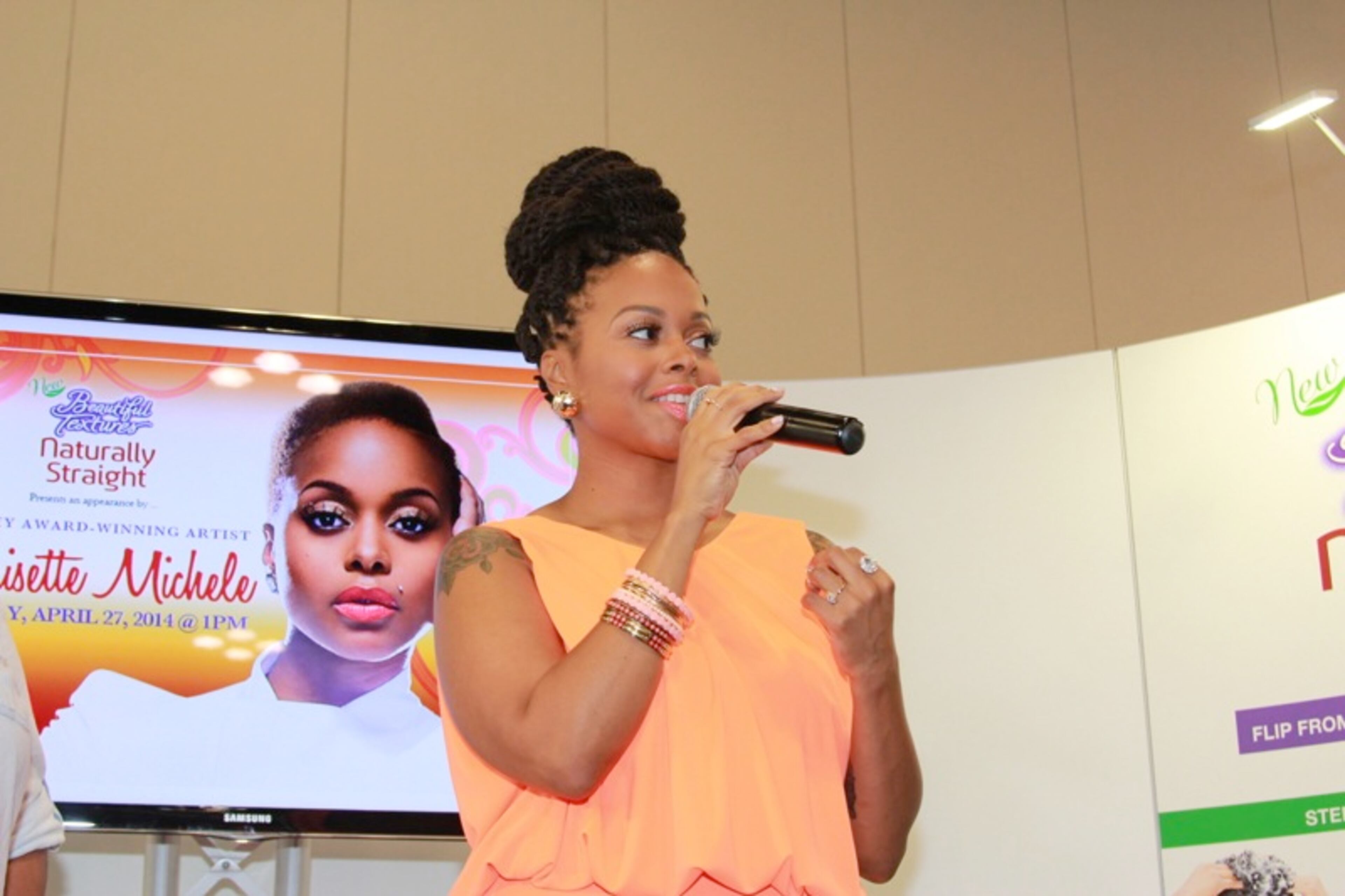 Chrisette Michele takes the stage.