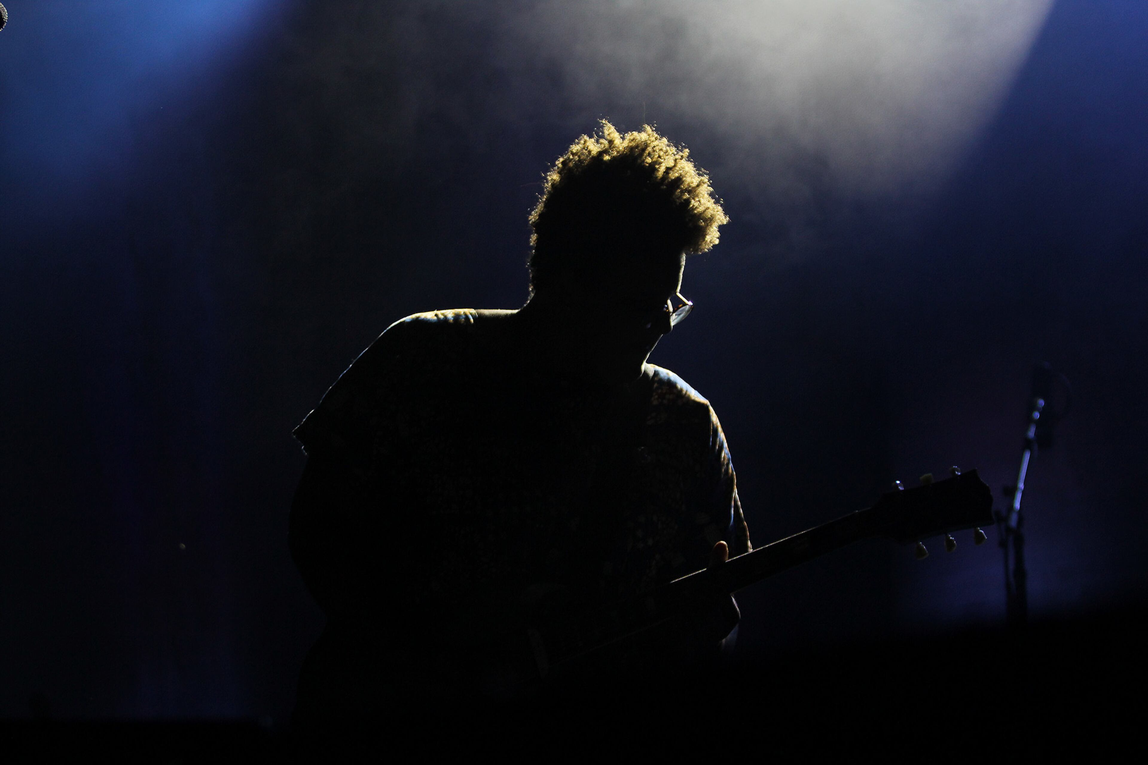 Brittany Howard, lead singer, songwriter of the Grammy Award winning blues, rock band Alabama Shakes, performing Sunday at Music Midtown. (Akili-Casundria Ramsess/Special to the AJC)