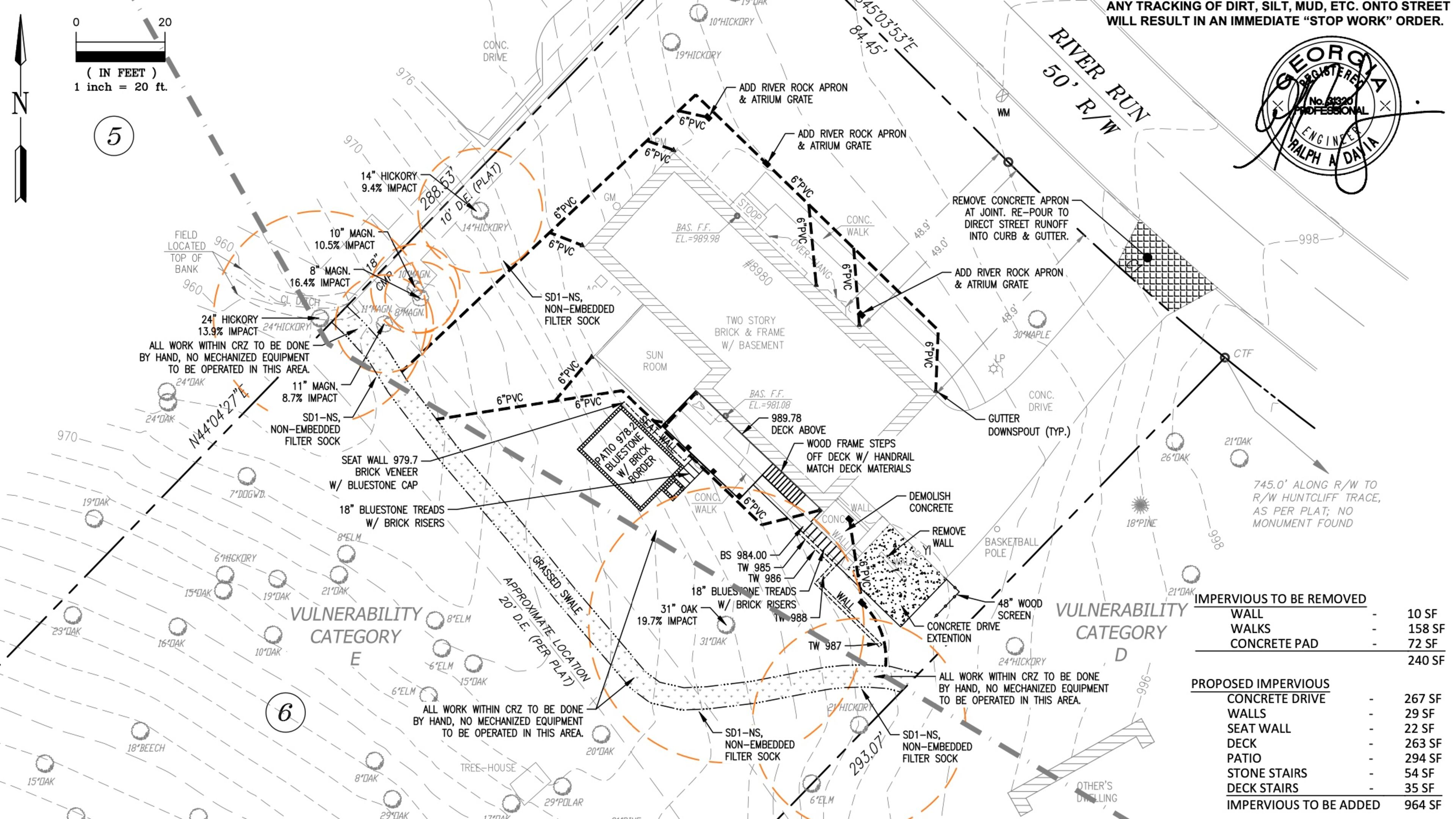 Sandy Springs recently approved a Metropolitan River Protection Act Certificate that will allow for the construction of a patio, deck and driveway extension at 8980 River Run. (Courtesy City of Sandy Springs)