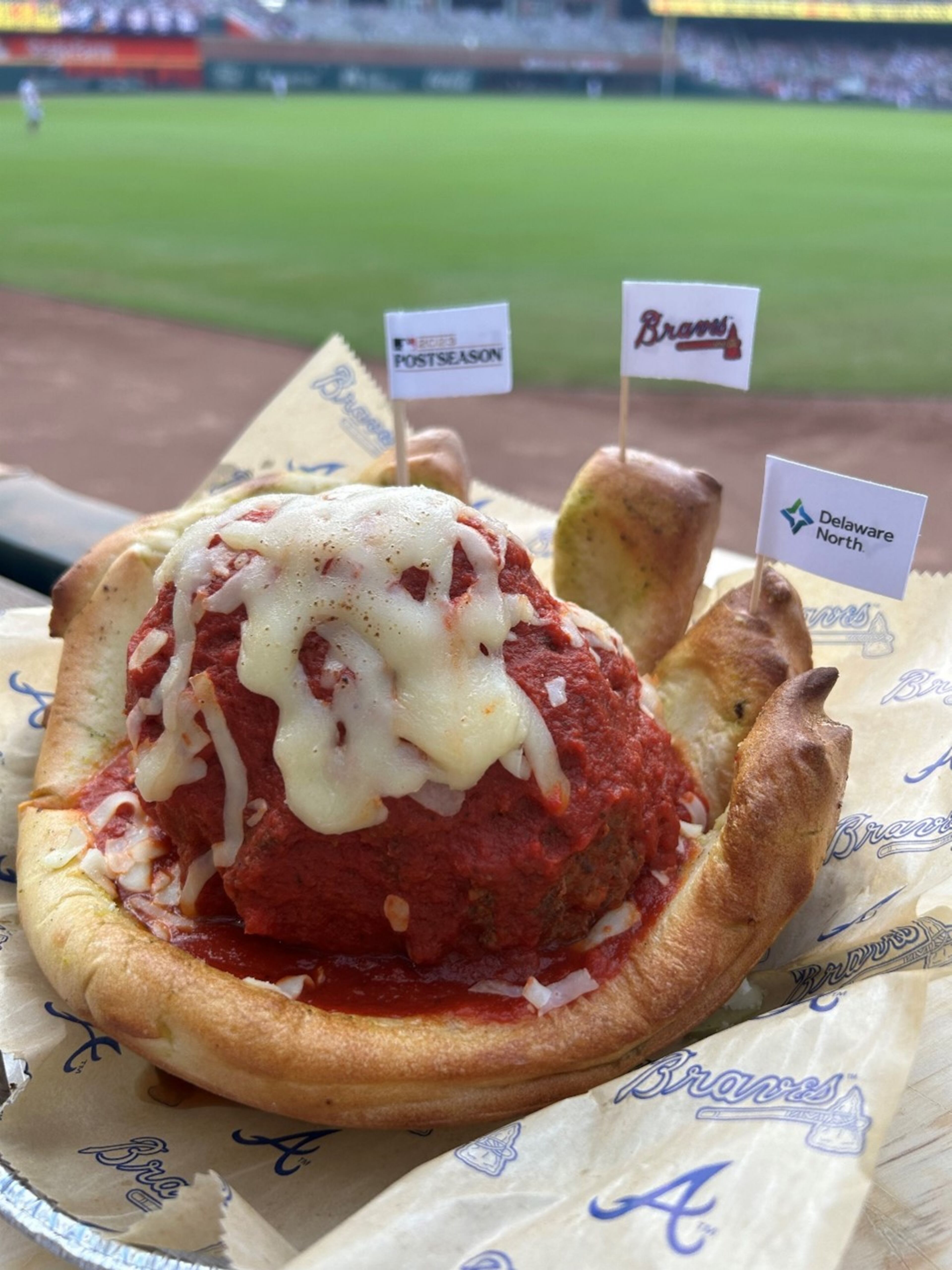 A look at “Whole 'Nother Ball Game” from the Atlanta Braves 2023 postseason menu.
